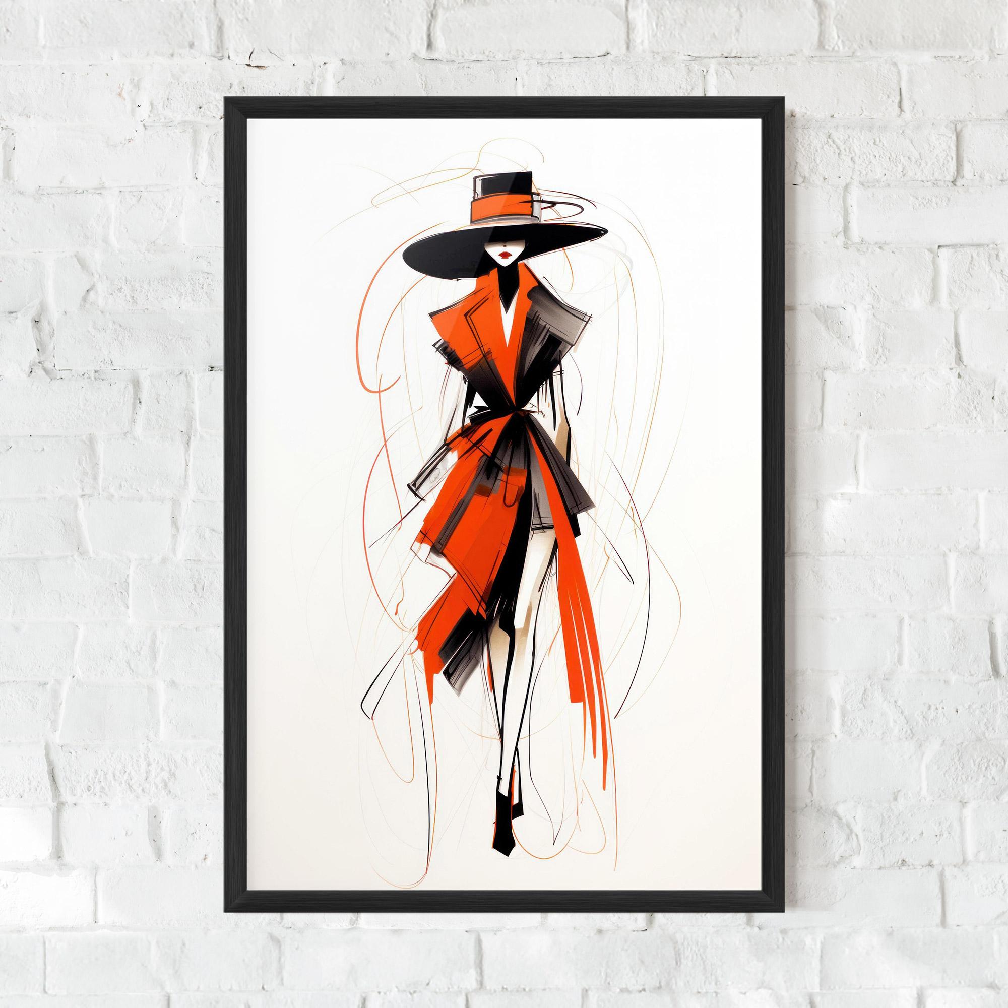 Poster Înrămat Handdrawn Doodle mockup 0