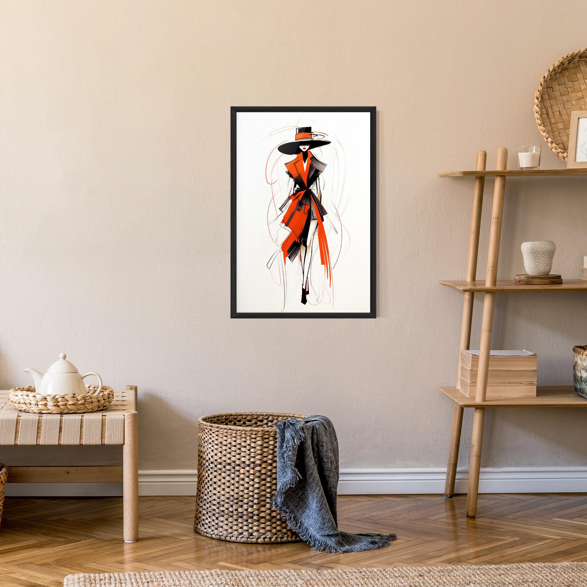 Poster Înrămat Handdrawn Doodle mockup 9