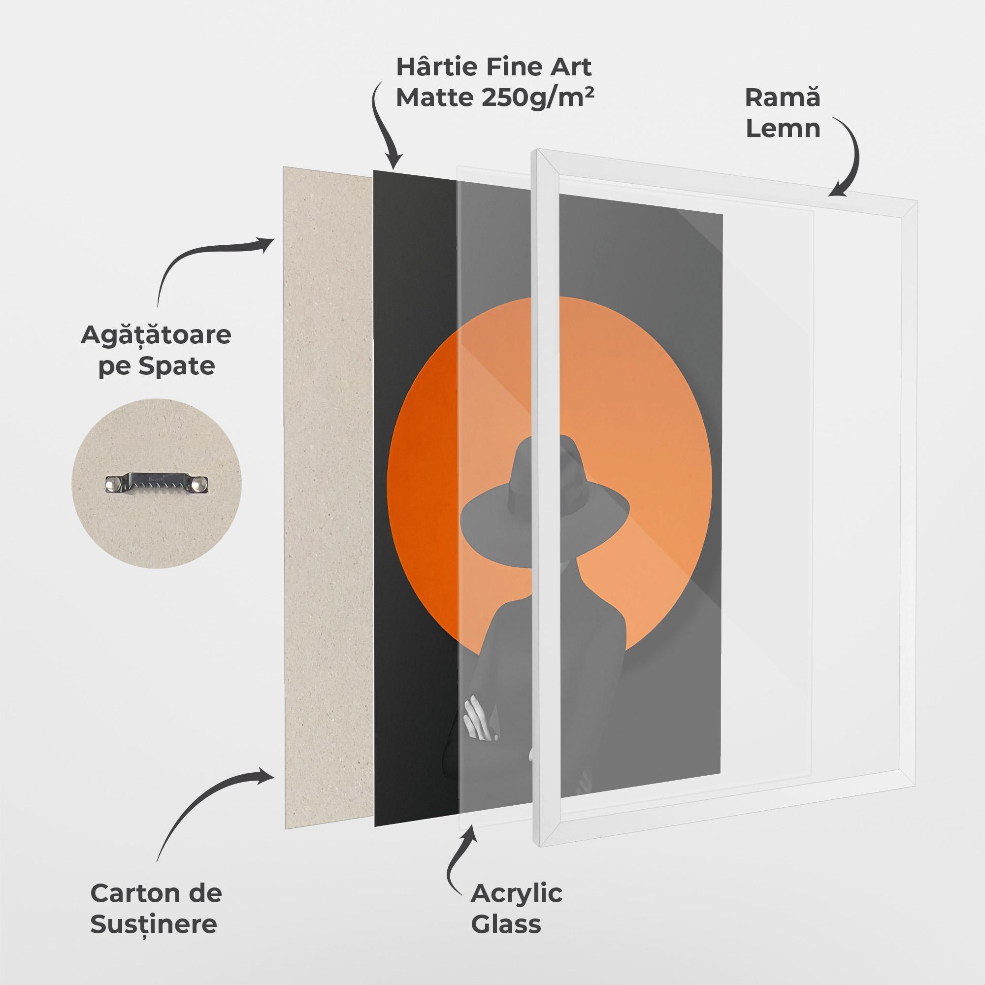 Poster Înrămat Black Fashion mockup 1