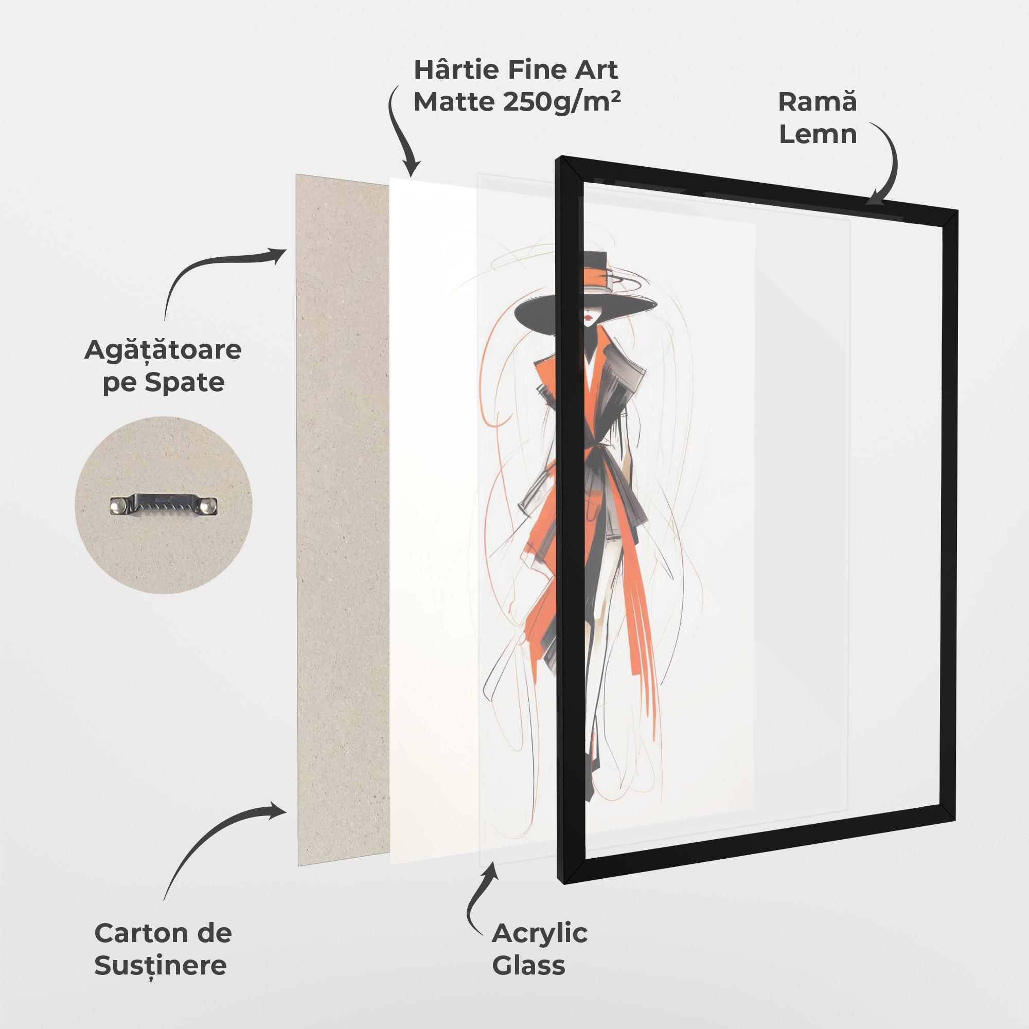 Poster Înrămat Handdrawn Doodle mockup 1