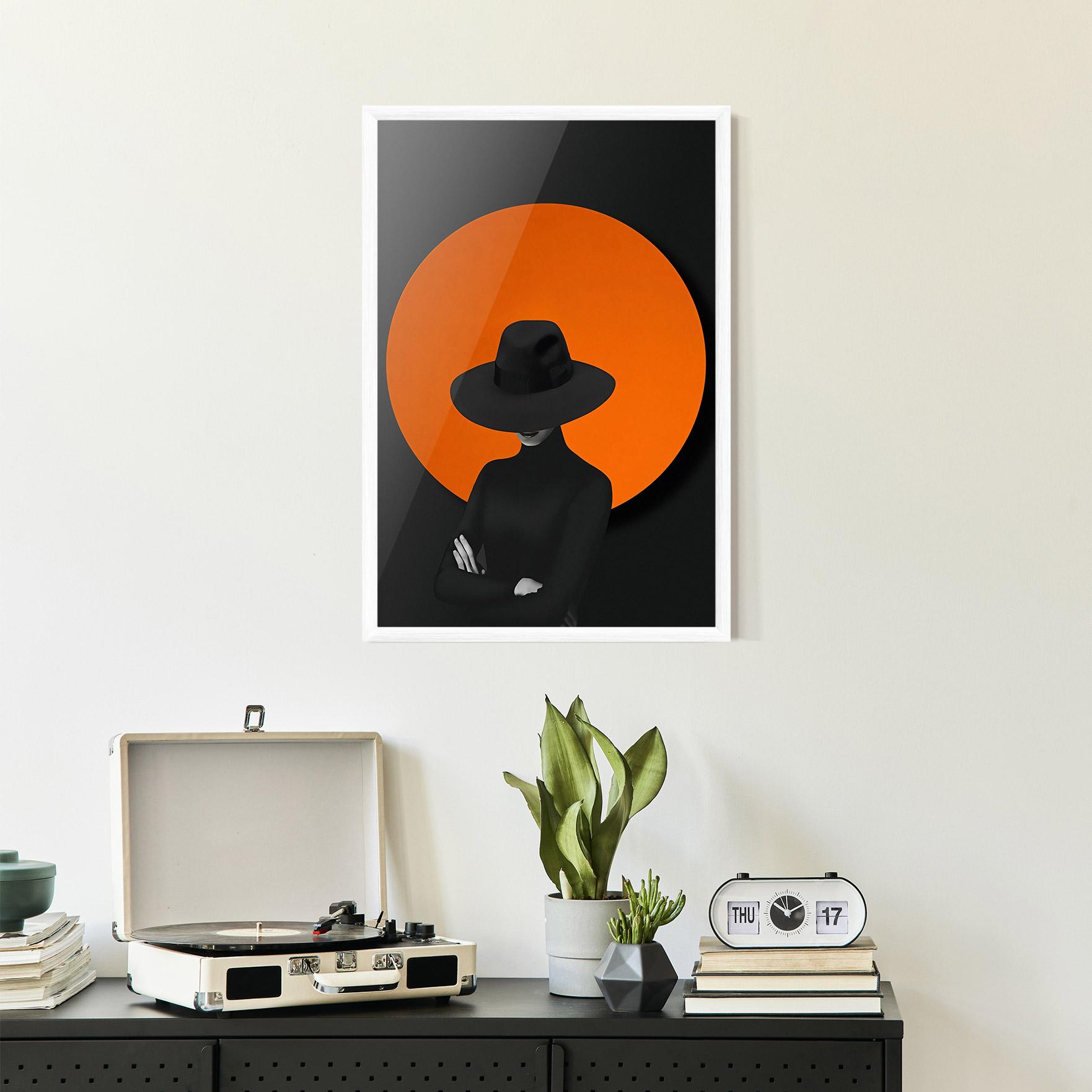 Poster Înrămat Black Fashion mockup 2