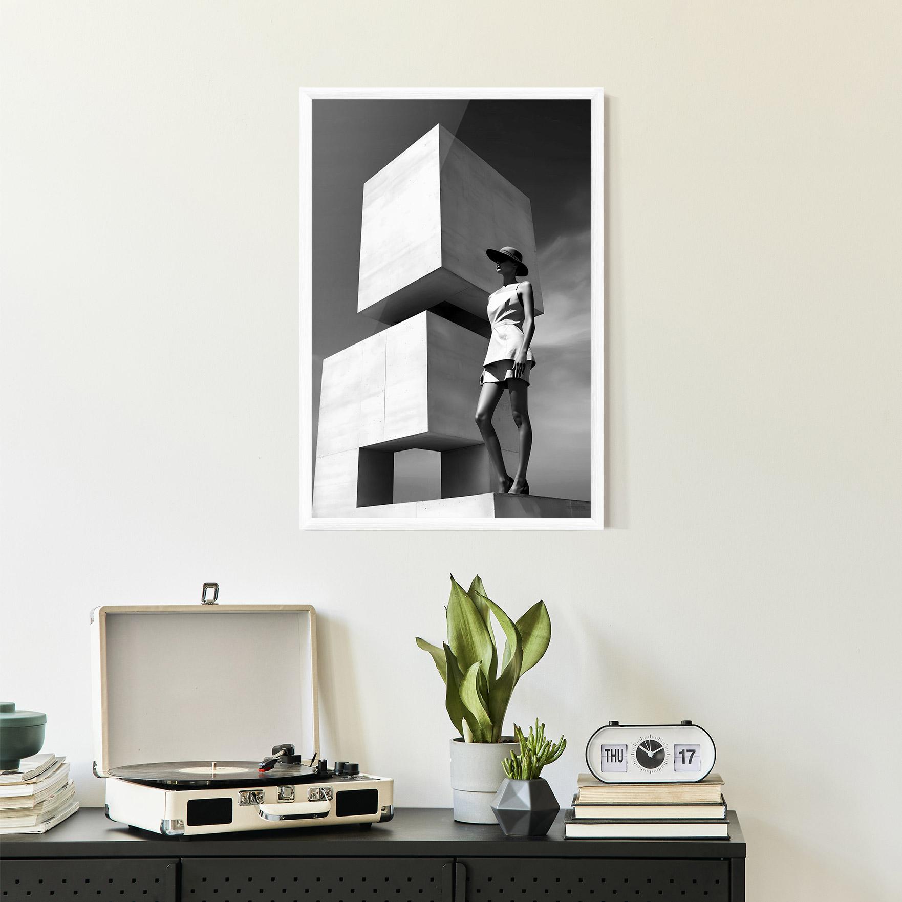 Poster Înrămat Modern Fashion Woman mockup 2