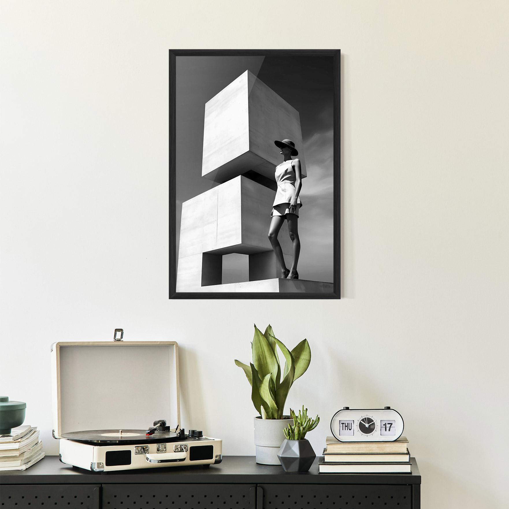 Poster Înrămat Modern Fashion Woman mockup 2