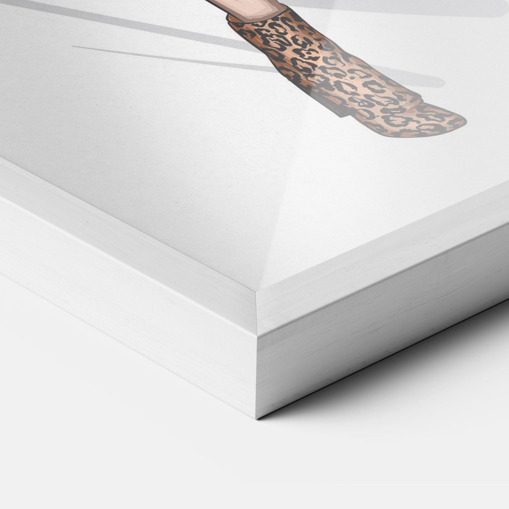 Poster Înrămat Black Red Outfit mockup 3