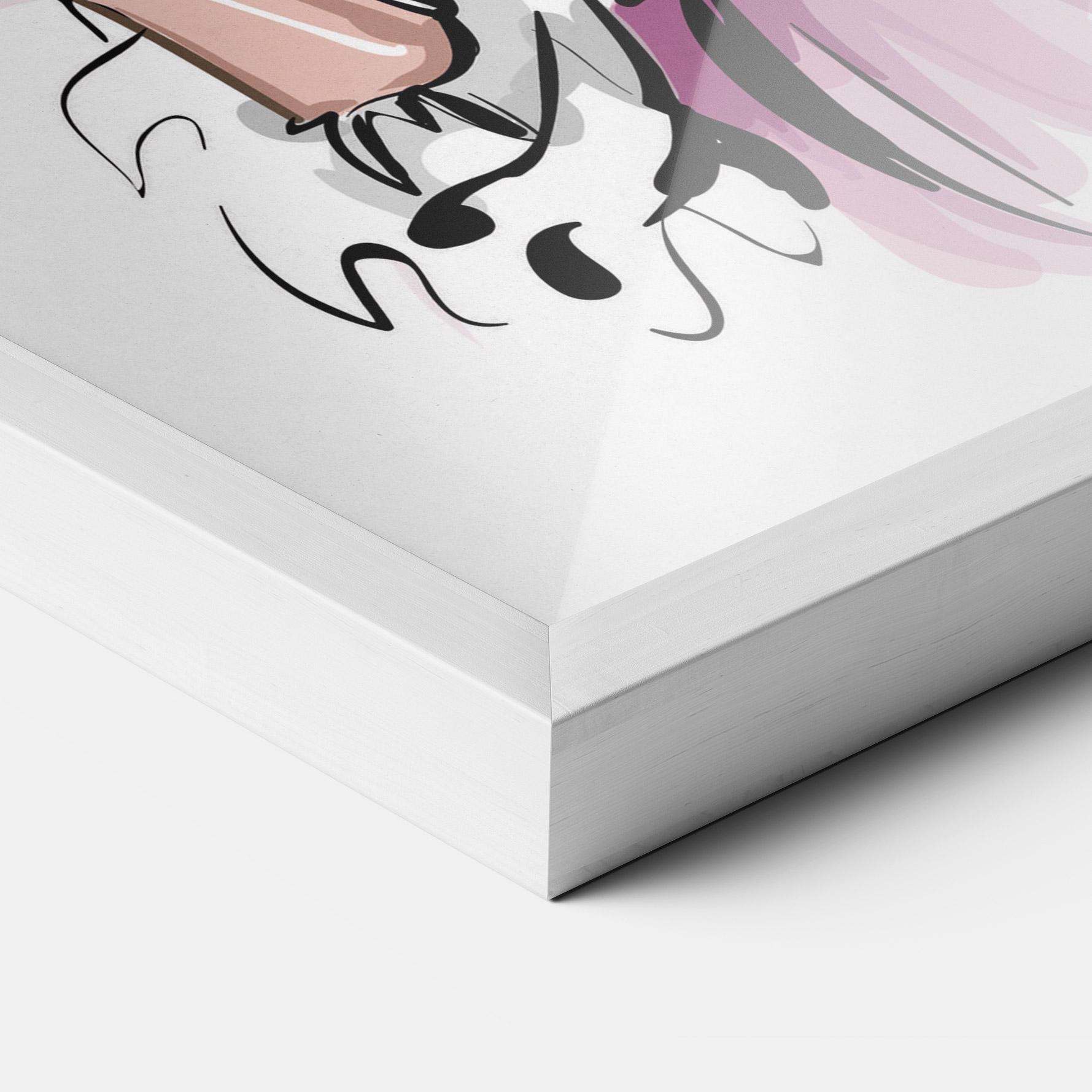 Poster Înrămat Pink Style mockup 3