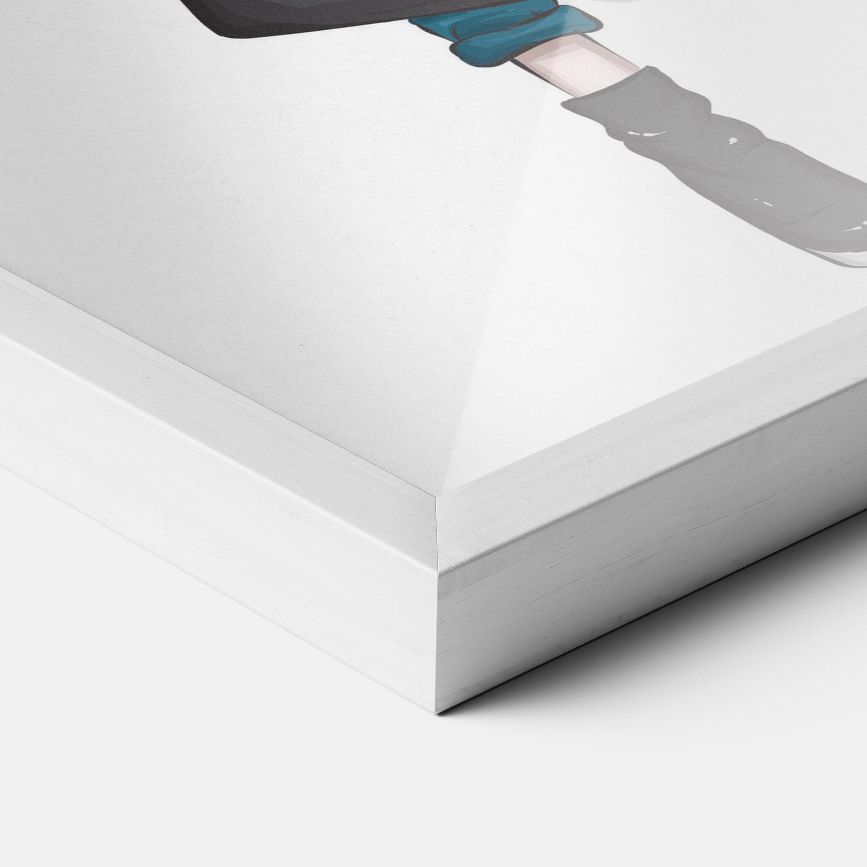 Poster Înrămat Red Coat mockup 3