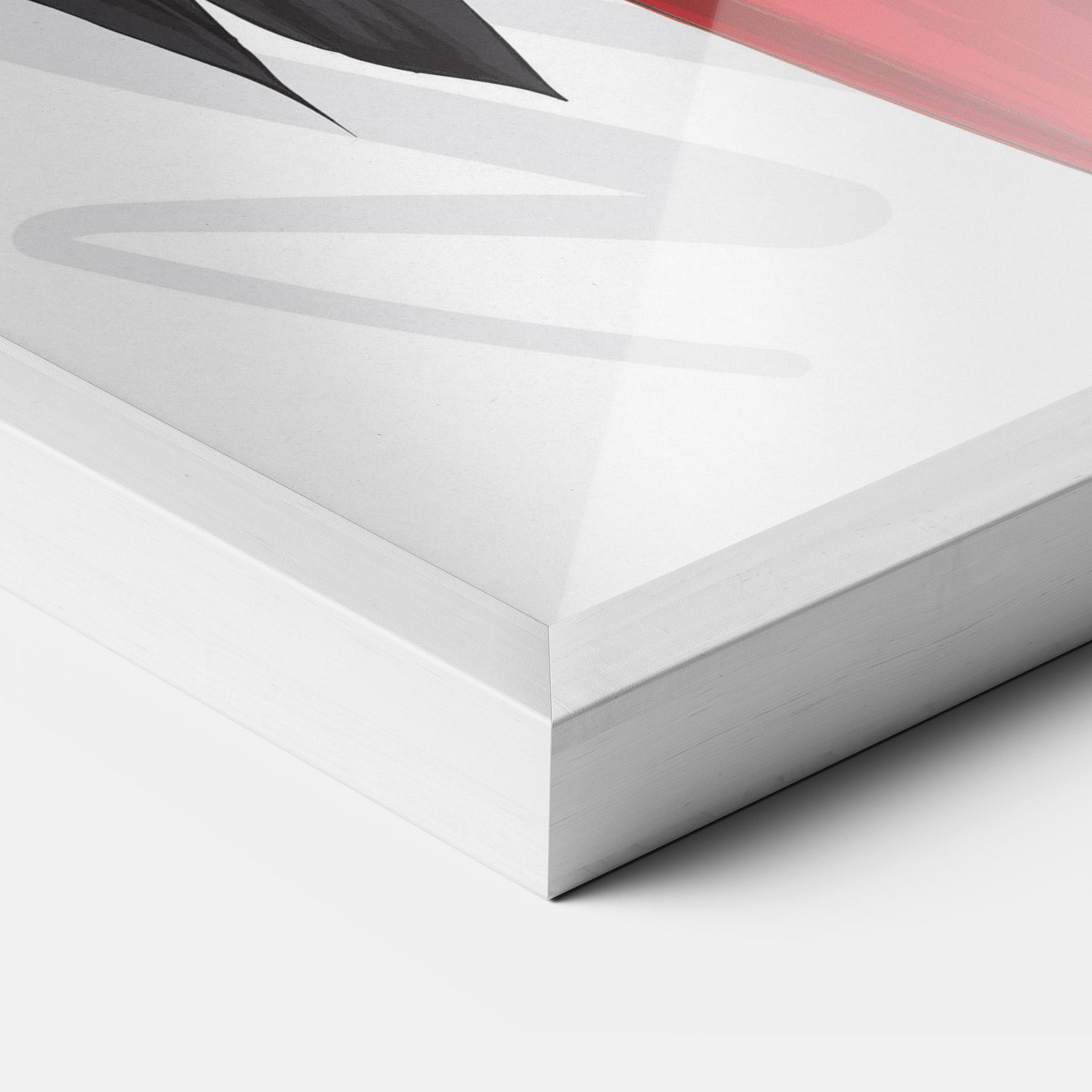 Poster Înrămat Red Suit Woman mockup 3