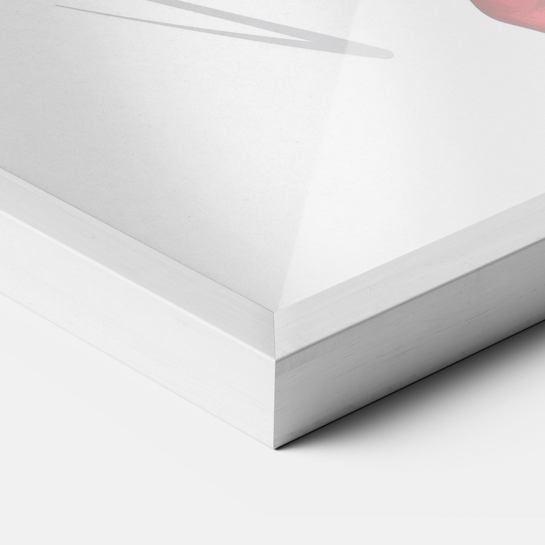 Poster Înrămat Red Tall Boots Woman mockup 3