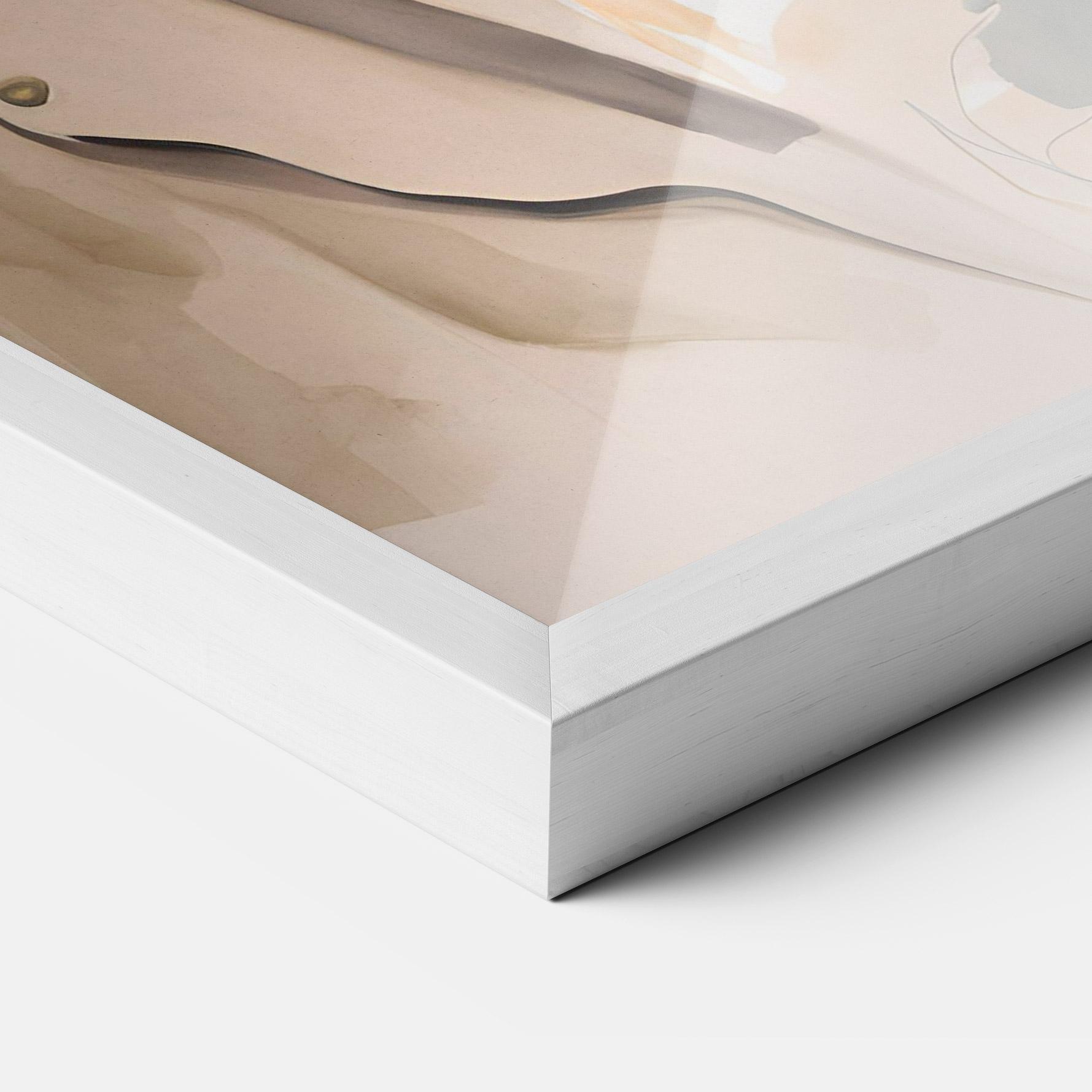 Poster Înrămat Watercolor Stylish Model mockup 3