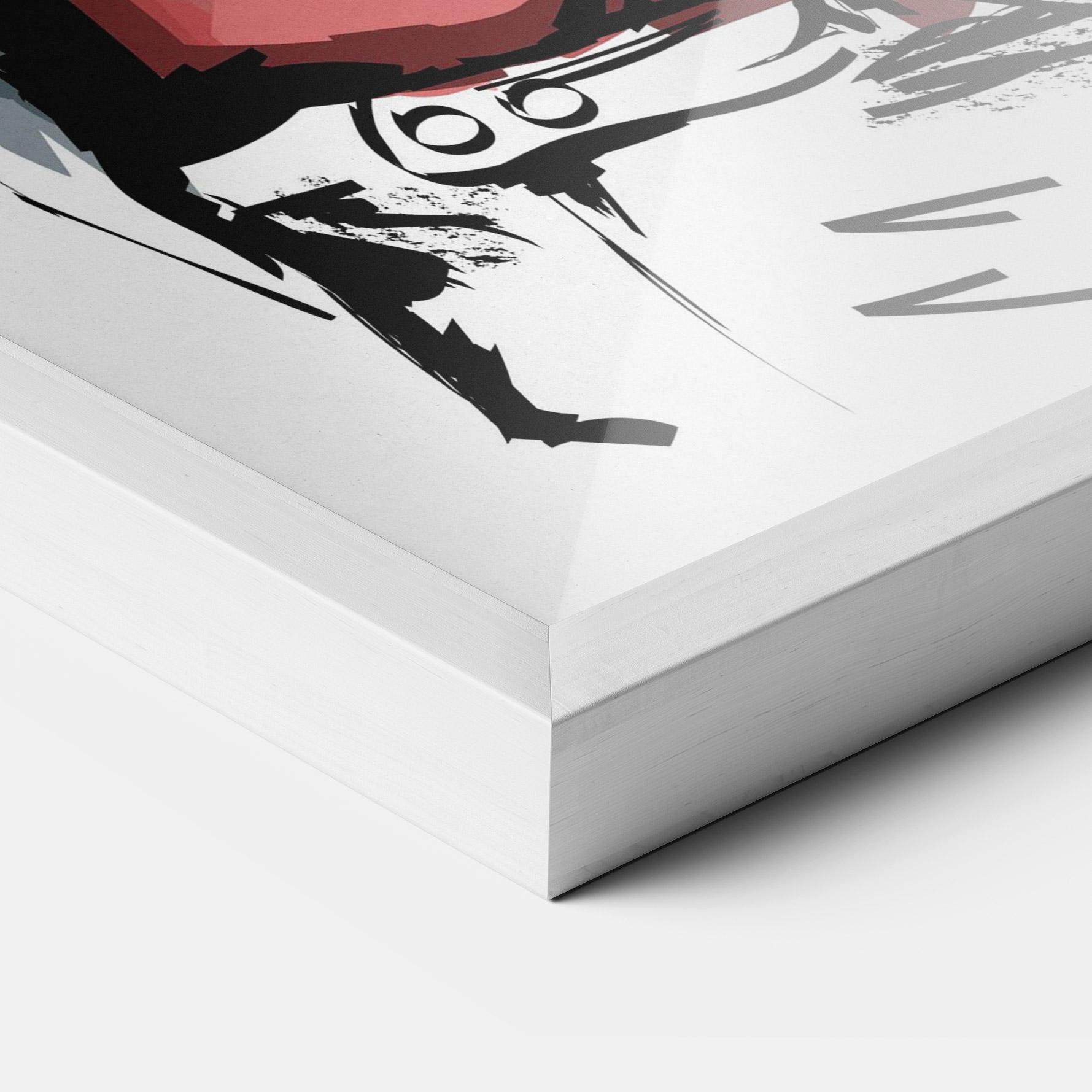 Poster Înrămat Woman Feeling Cute mockup 3