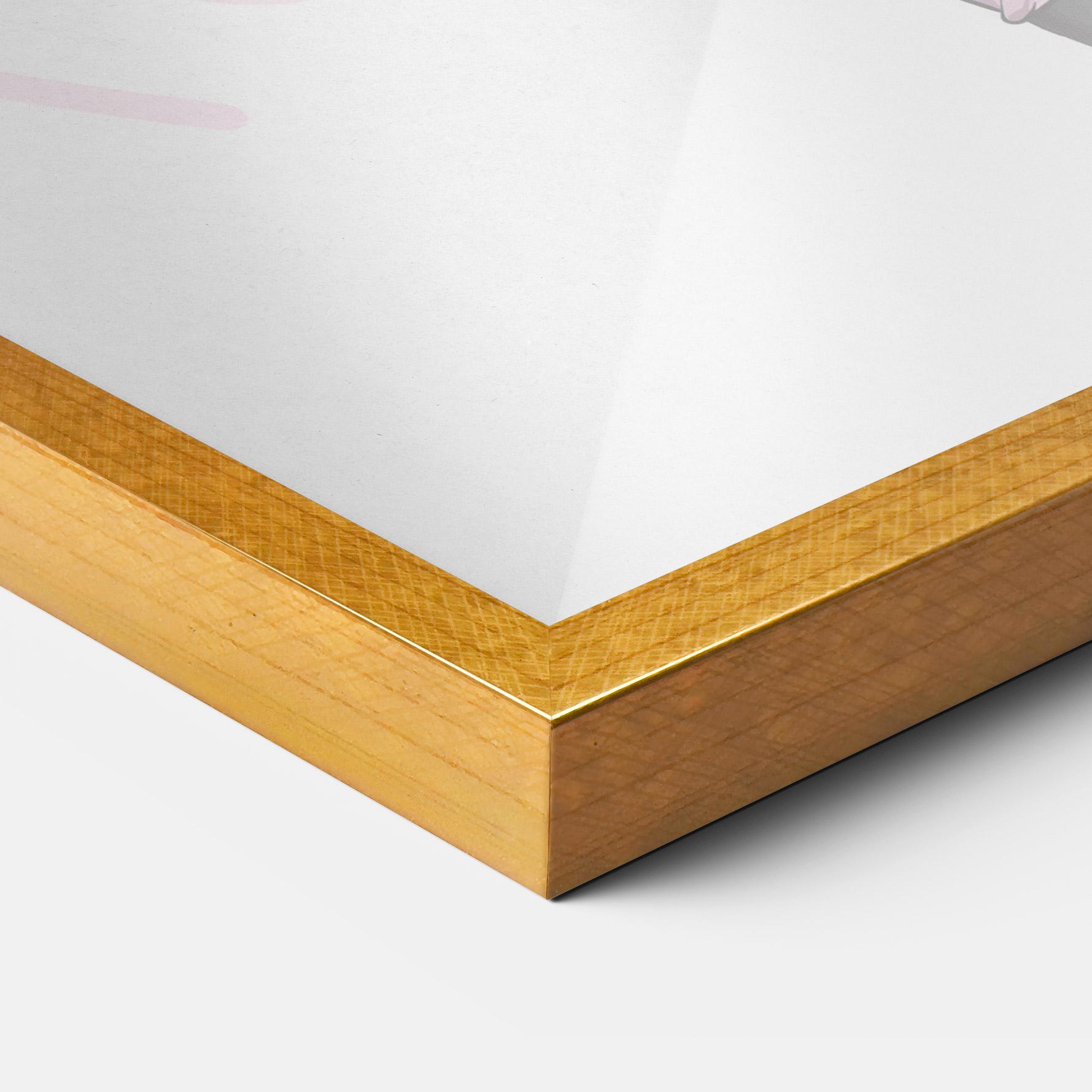 Poster Înrămat Black Pink Outfit mockup 3