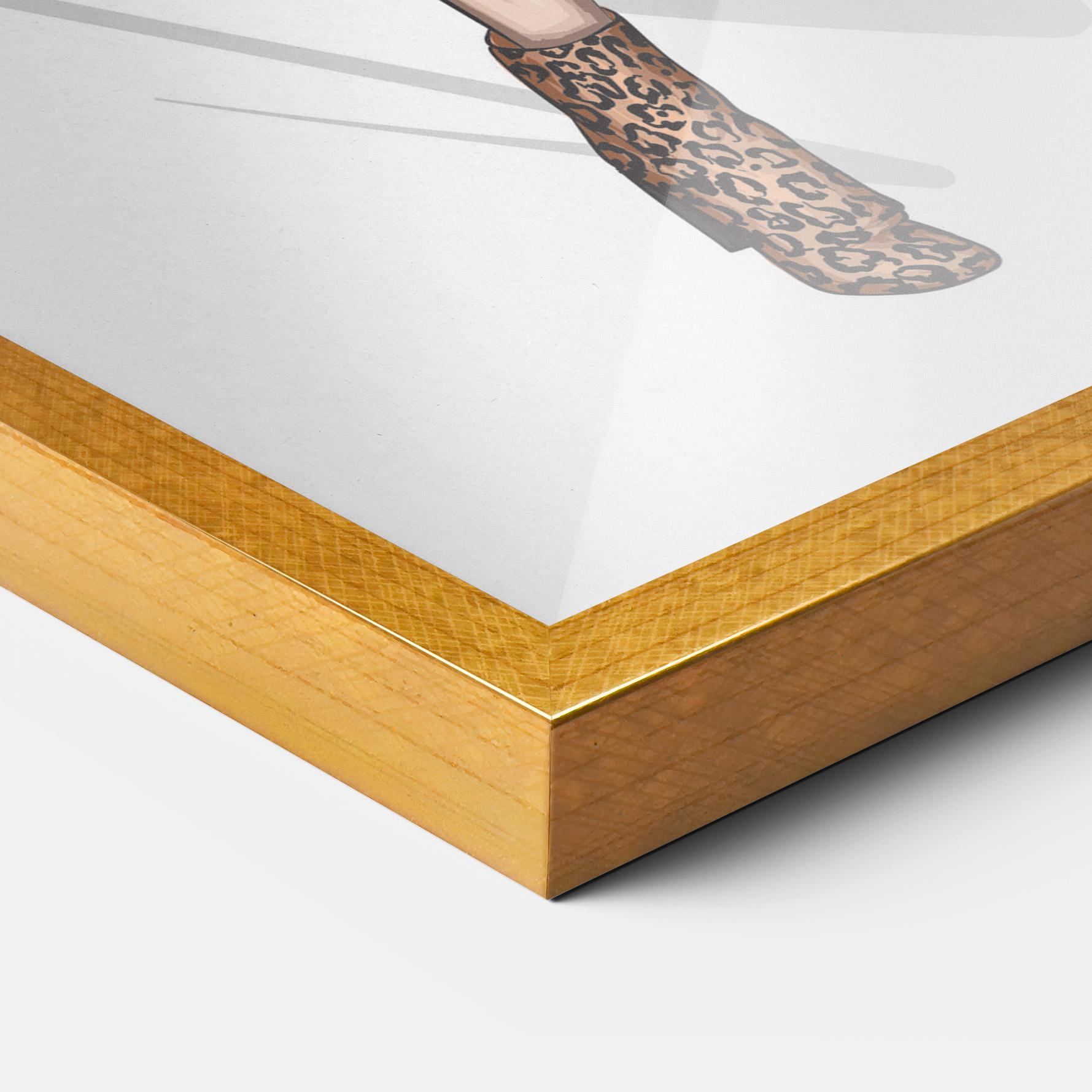 Poster Înrămat Black Red Outfit mockup 3