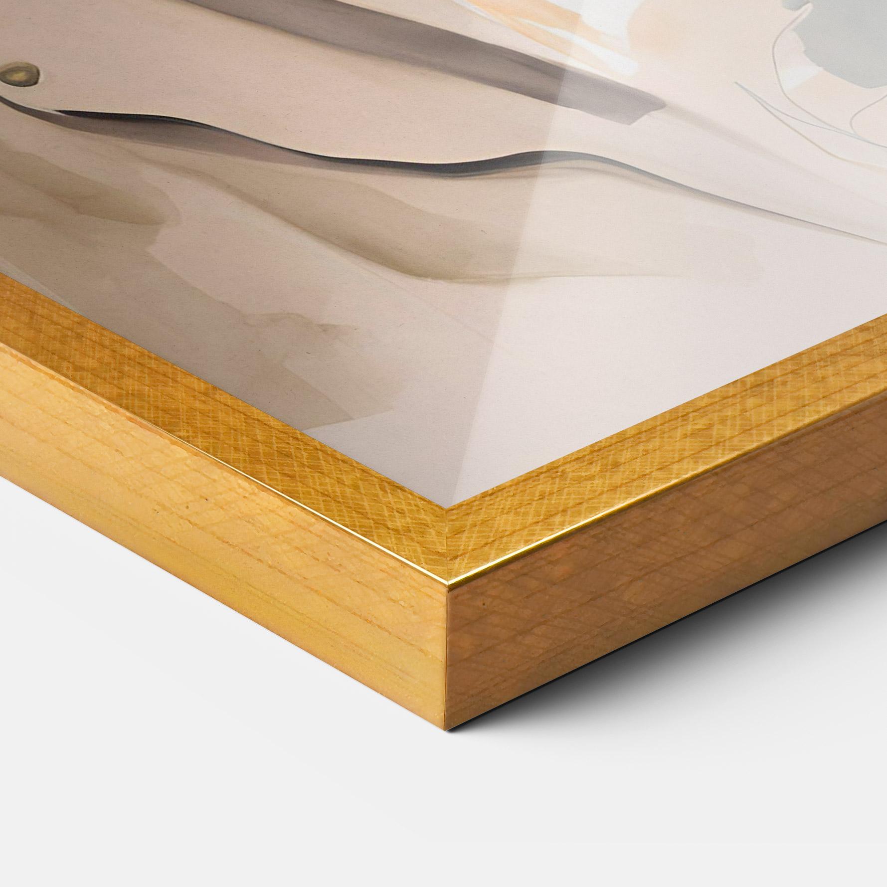 Poster Înrămat Watercolor Stylish Model mockup 3