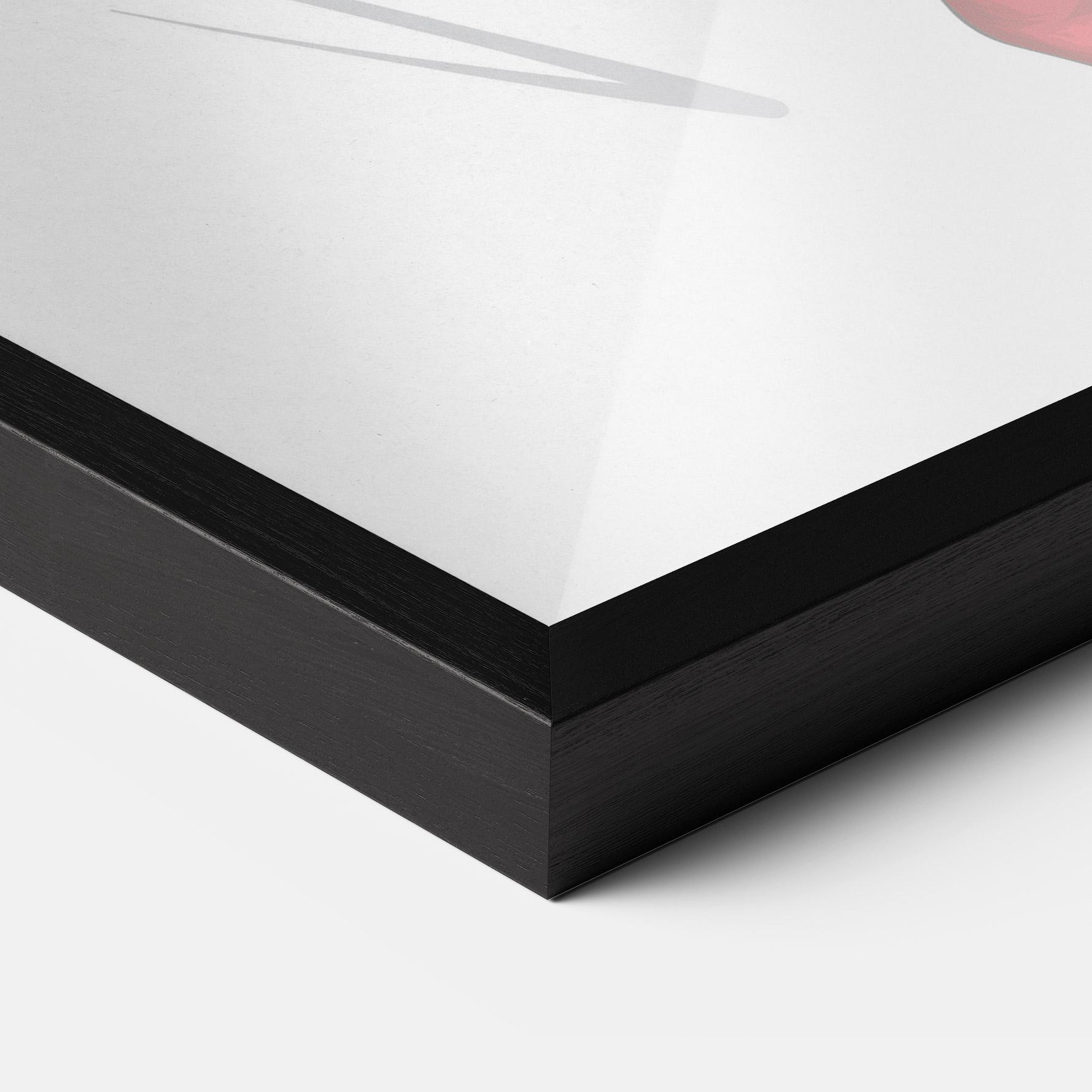 Poster Înrămat Red Tall Boots Woman mockup 3