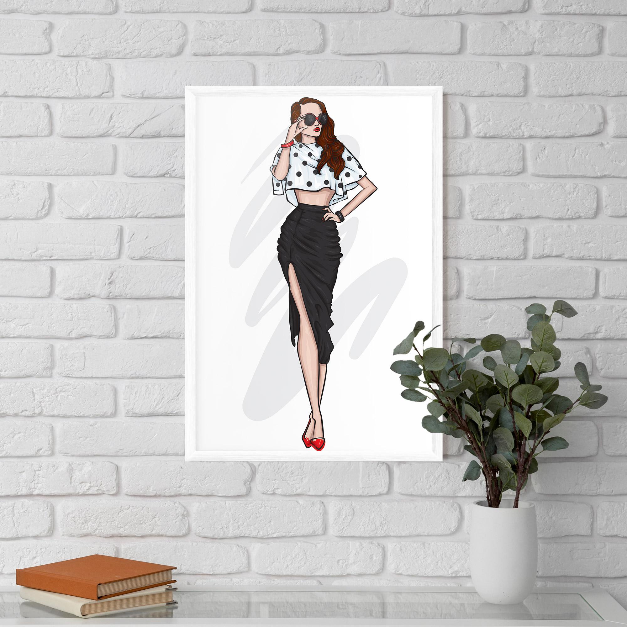 Poster Înrămat Black Skirt Diva mockup 5