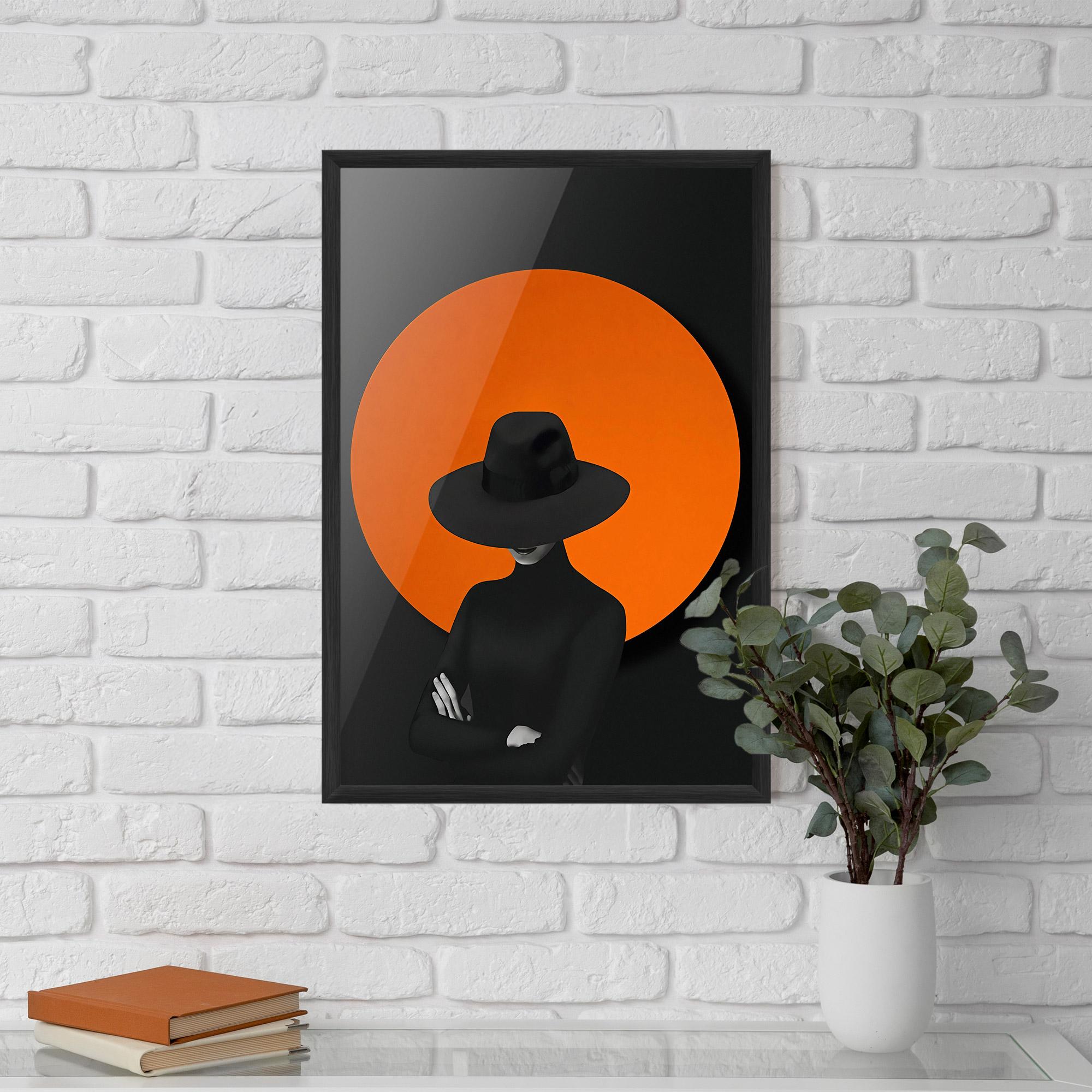 Poster Înrămat Black Fashion mockup 5