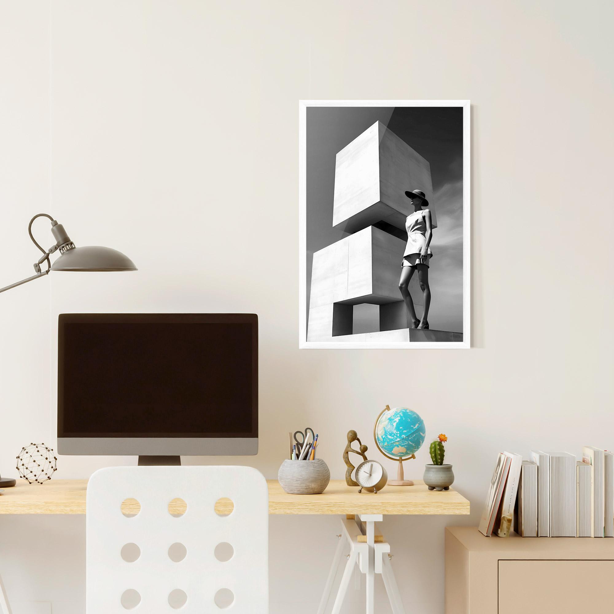Poster Înrămat Modern Fashion Woman mockup 6