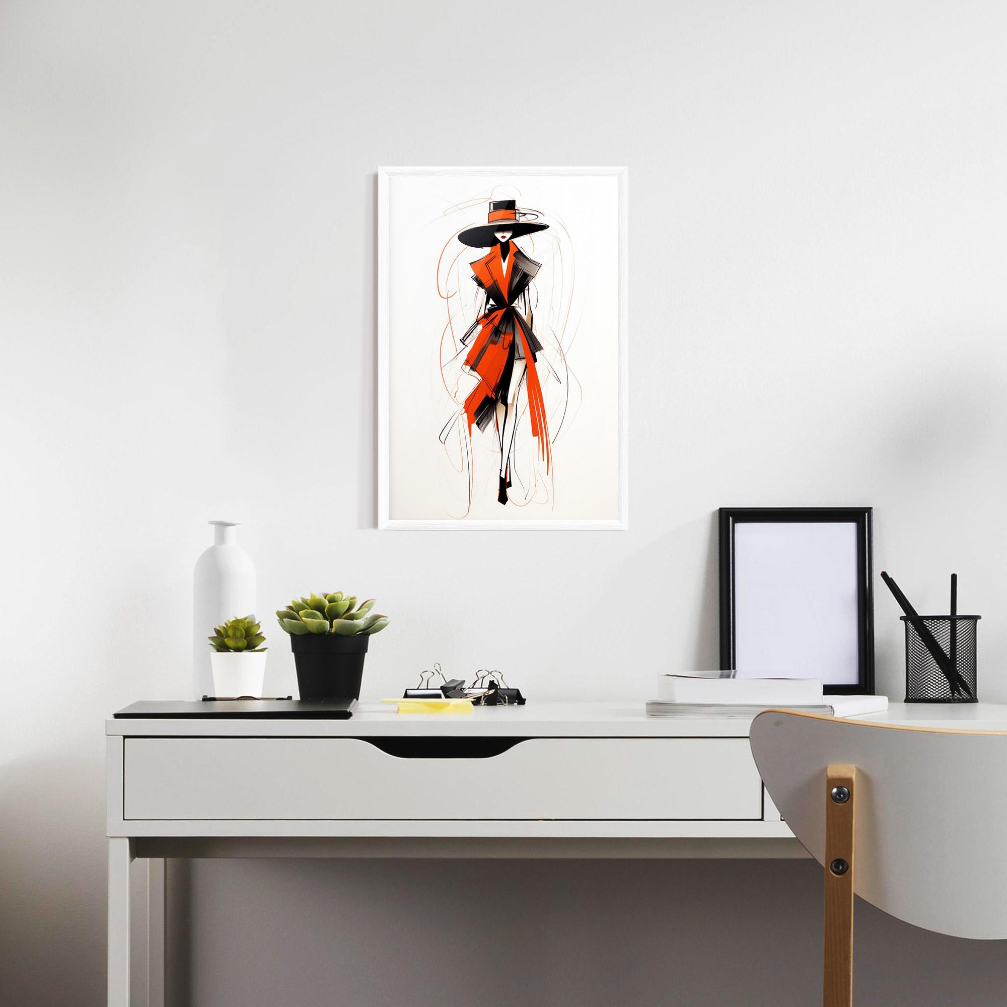 Poster Înrămat Handdrawn Doodle mockup 7