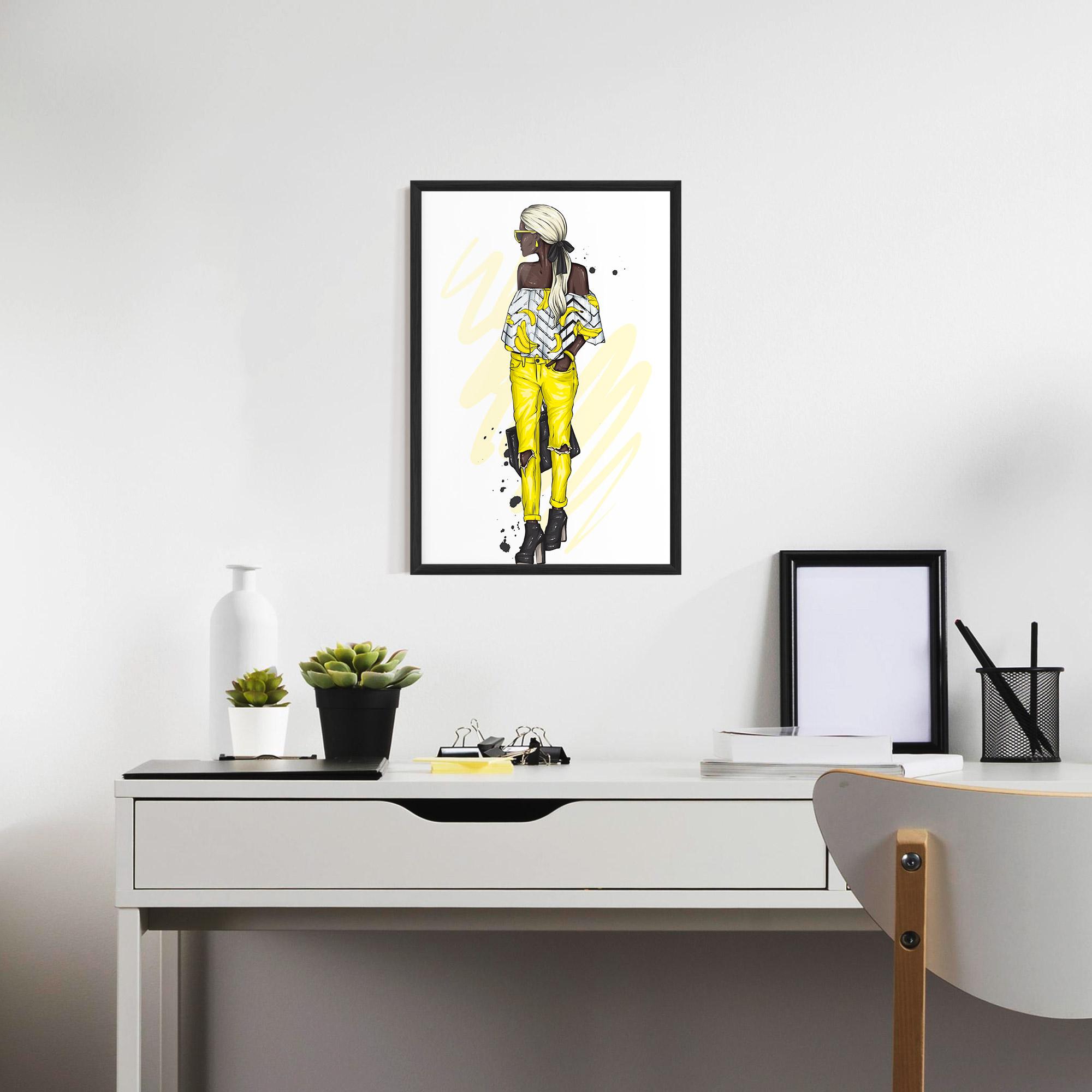 Poster Înrămat Banana Blouse mockup 7