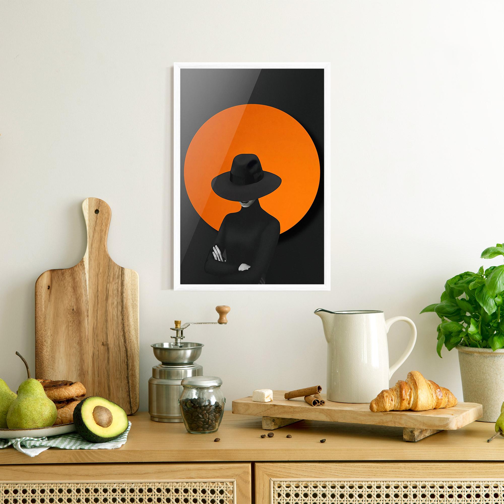 Poster Înrămat Black Fashion mockup 8