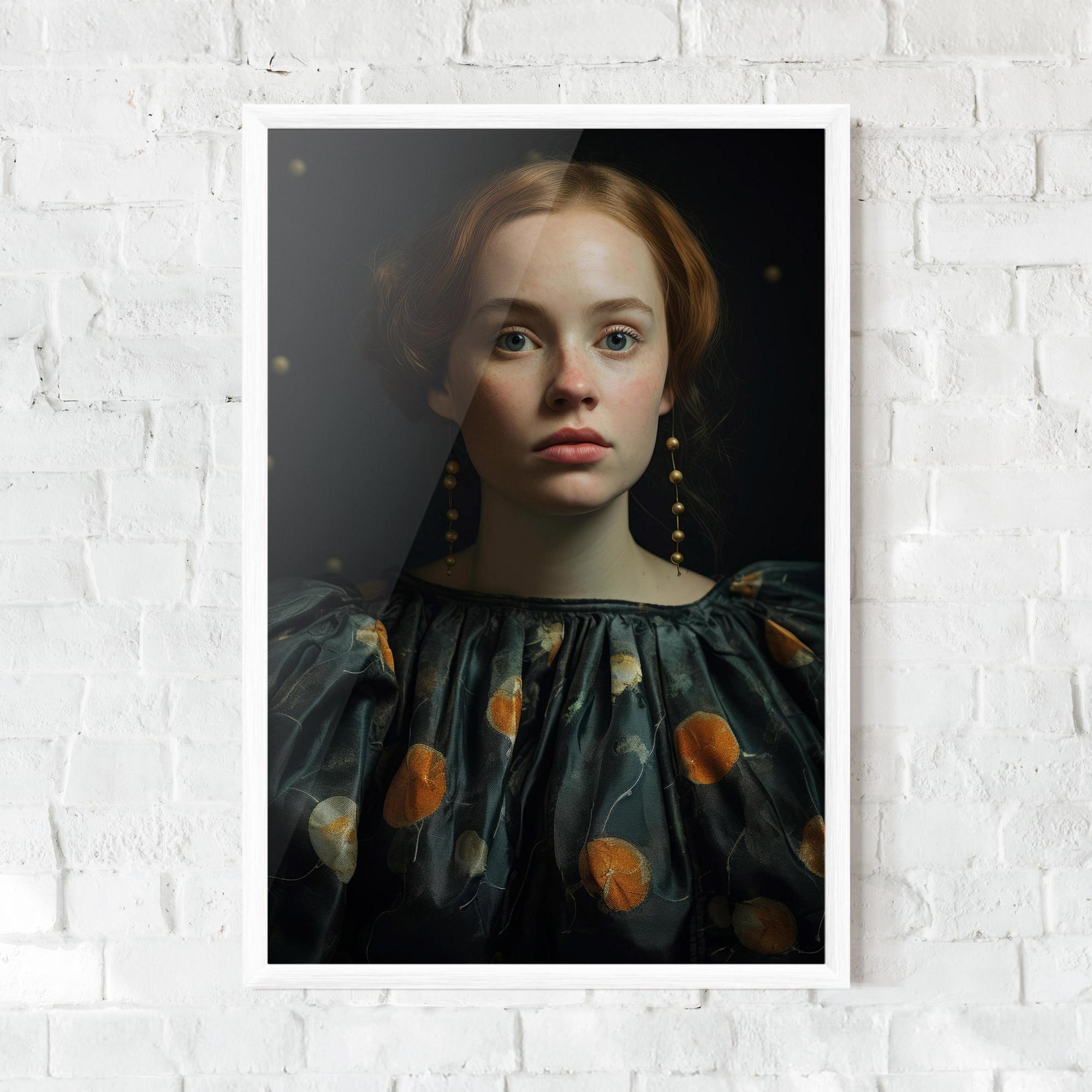 Poster Înrămat Vintage Red Hair mockup 0