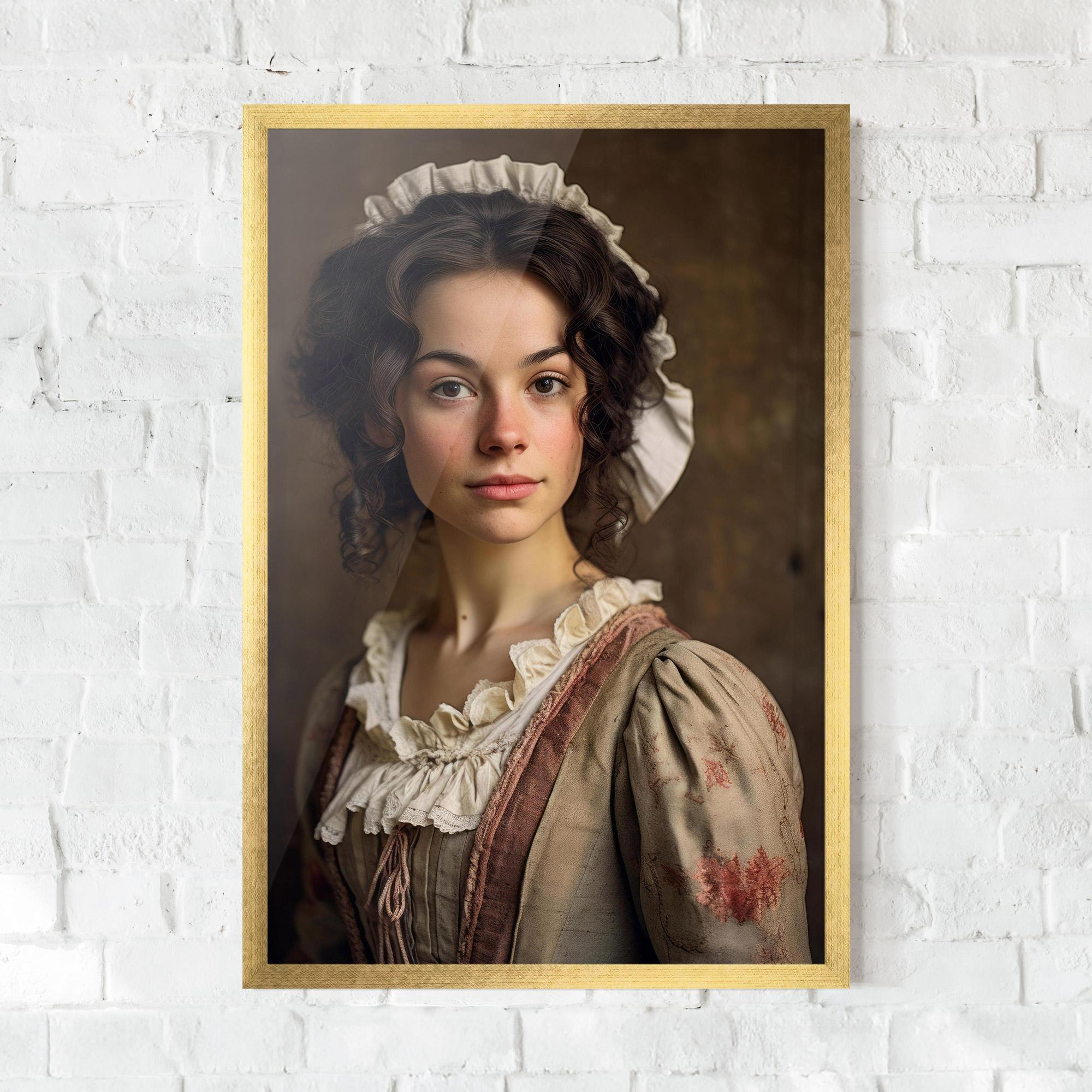 Poster Înrămat Light Green Dress mockup 0