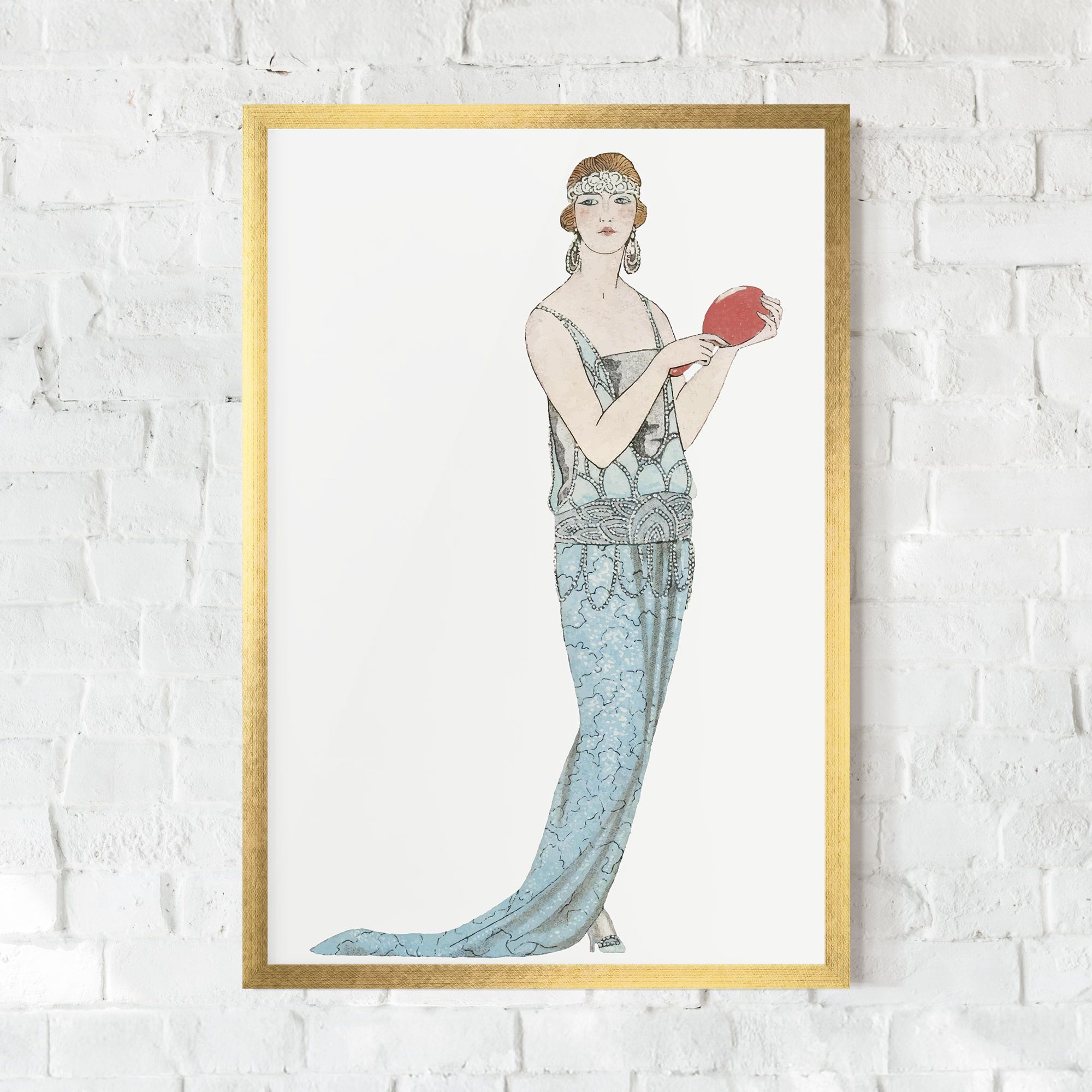 Vintage Old Drawing mockup 0