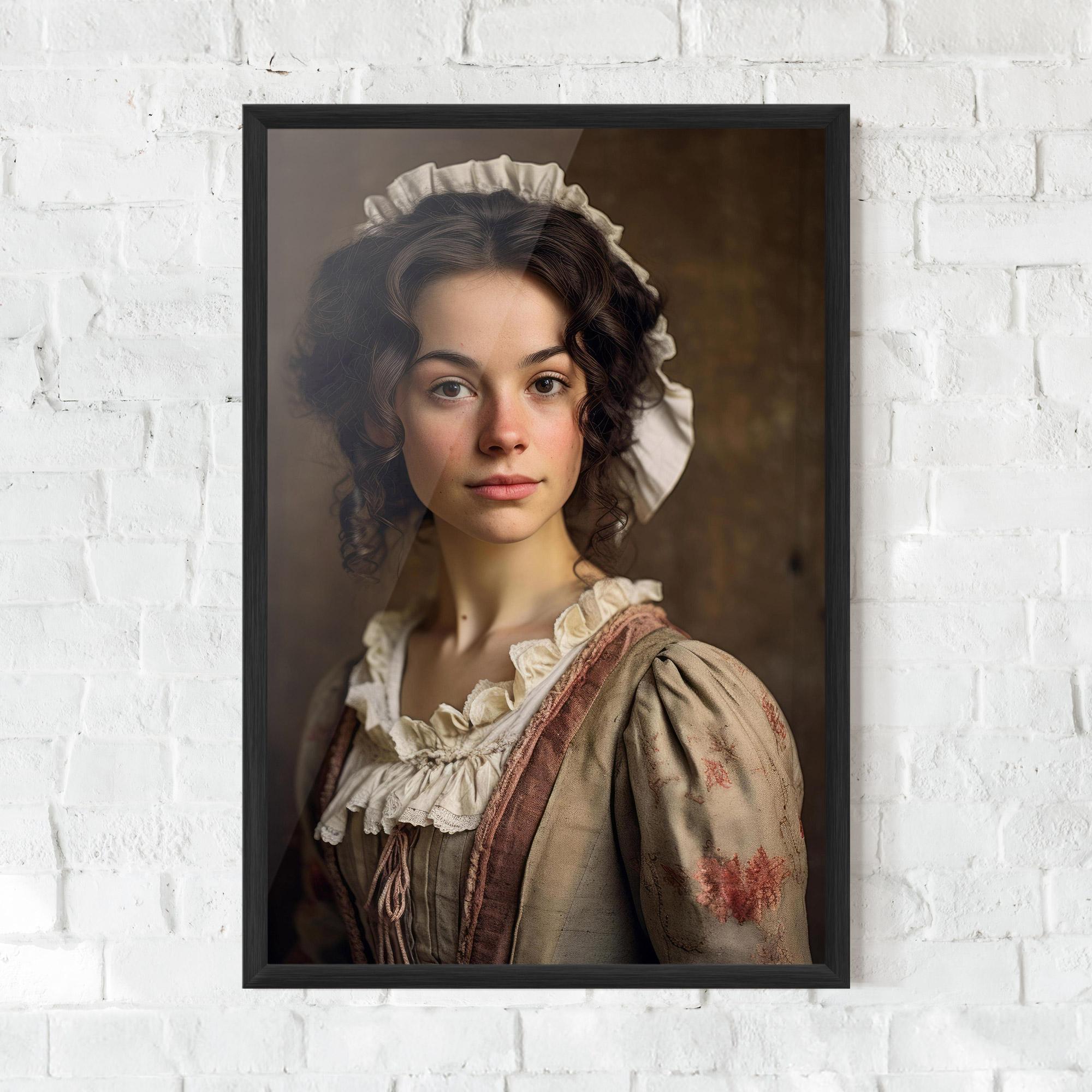 Poster Înrămat Light Green Dress mockup 0