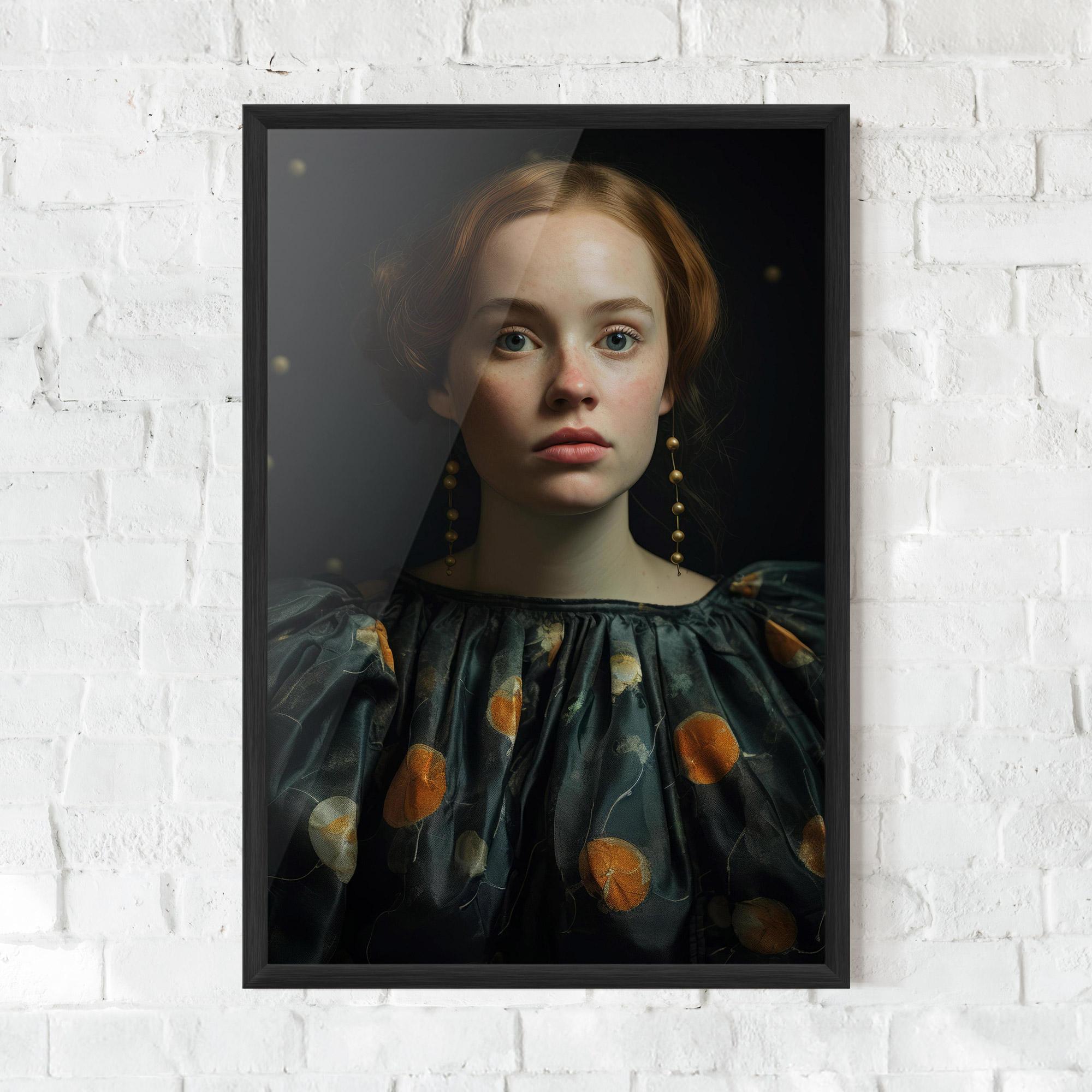 Poster Înrămat Vintage Red Hair mockup 0