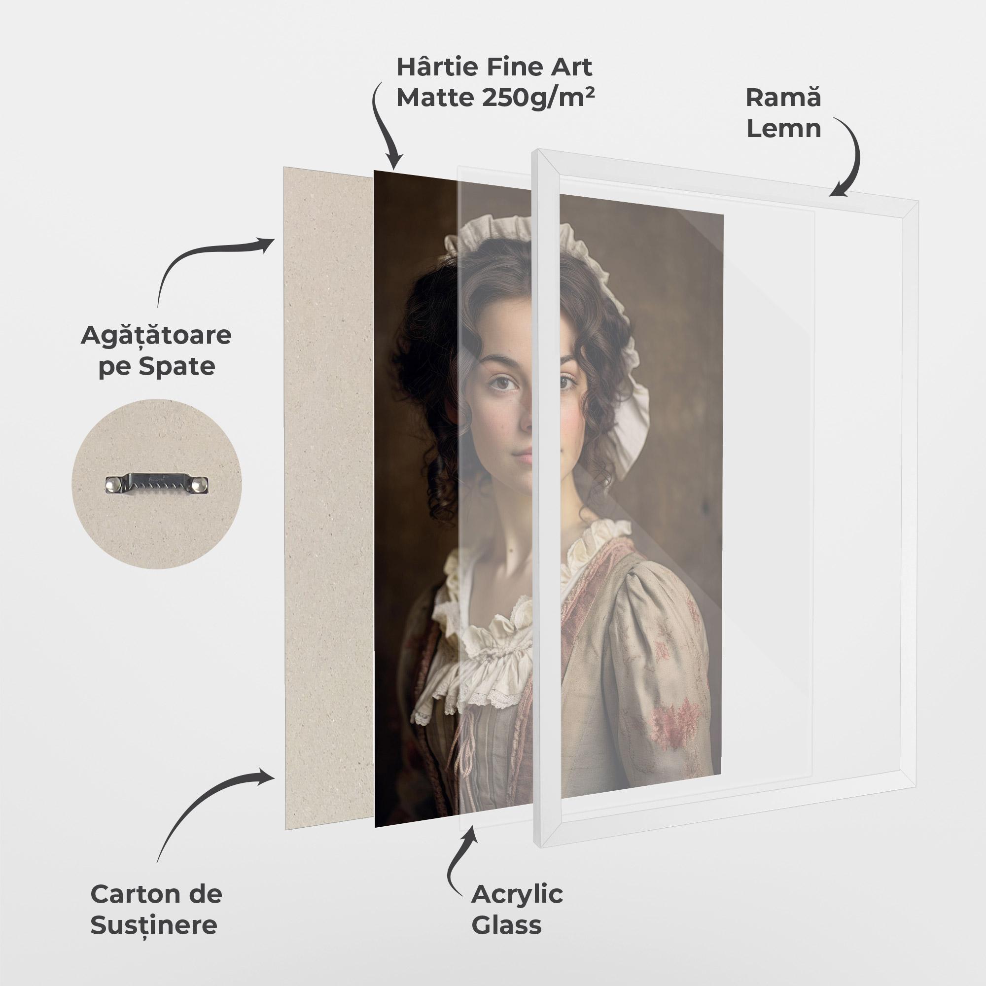 Poster Înrămat Light Green Dress mockup 1