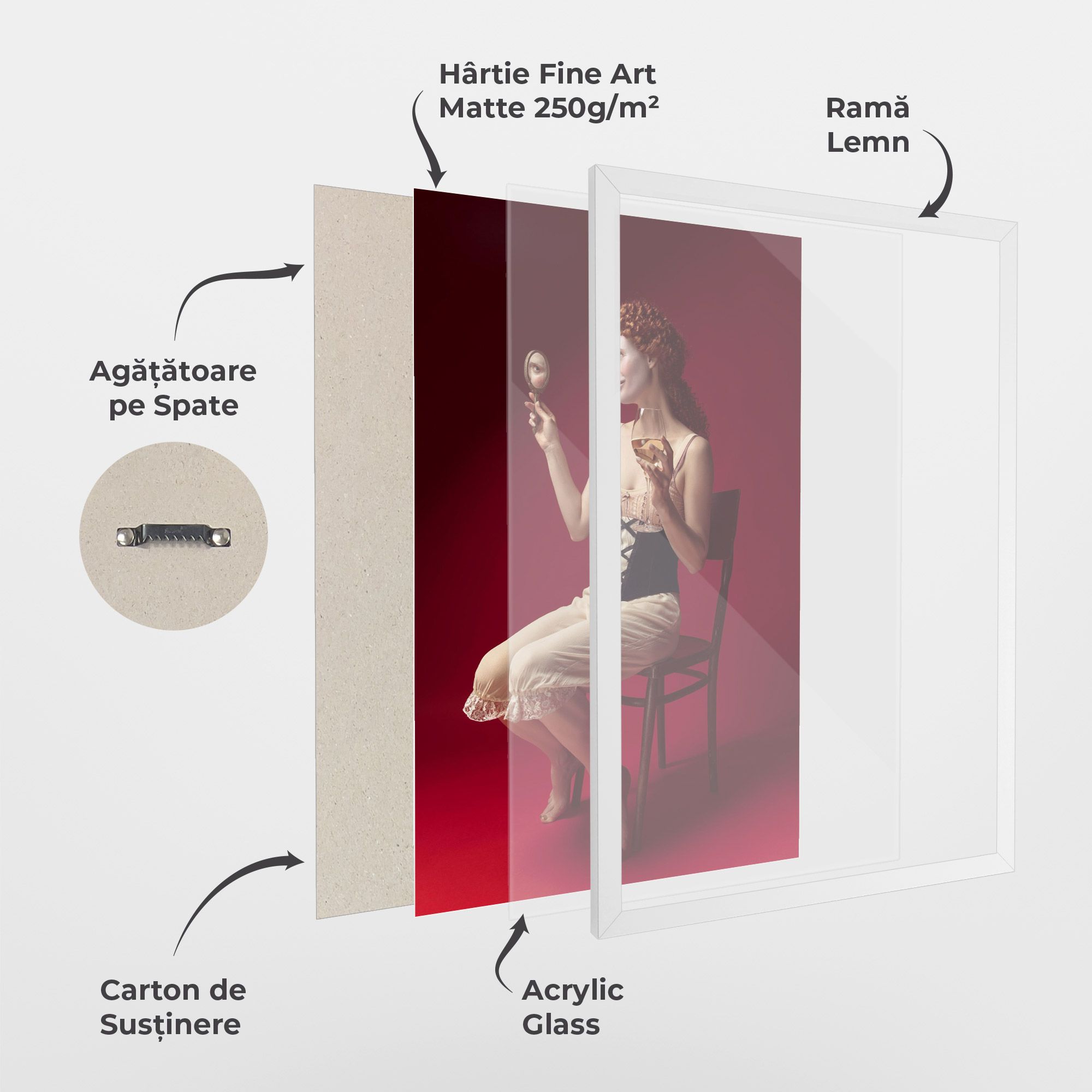 Medieval Redhead Woman mockup 1