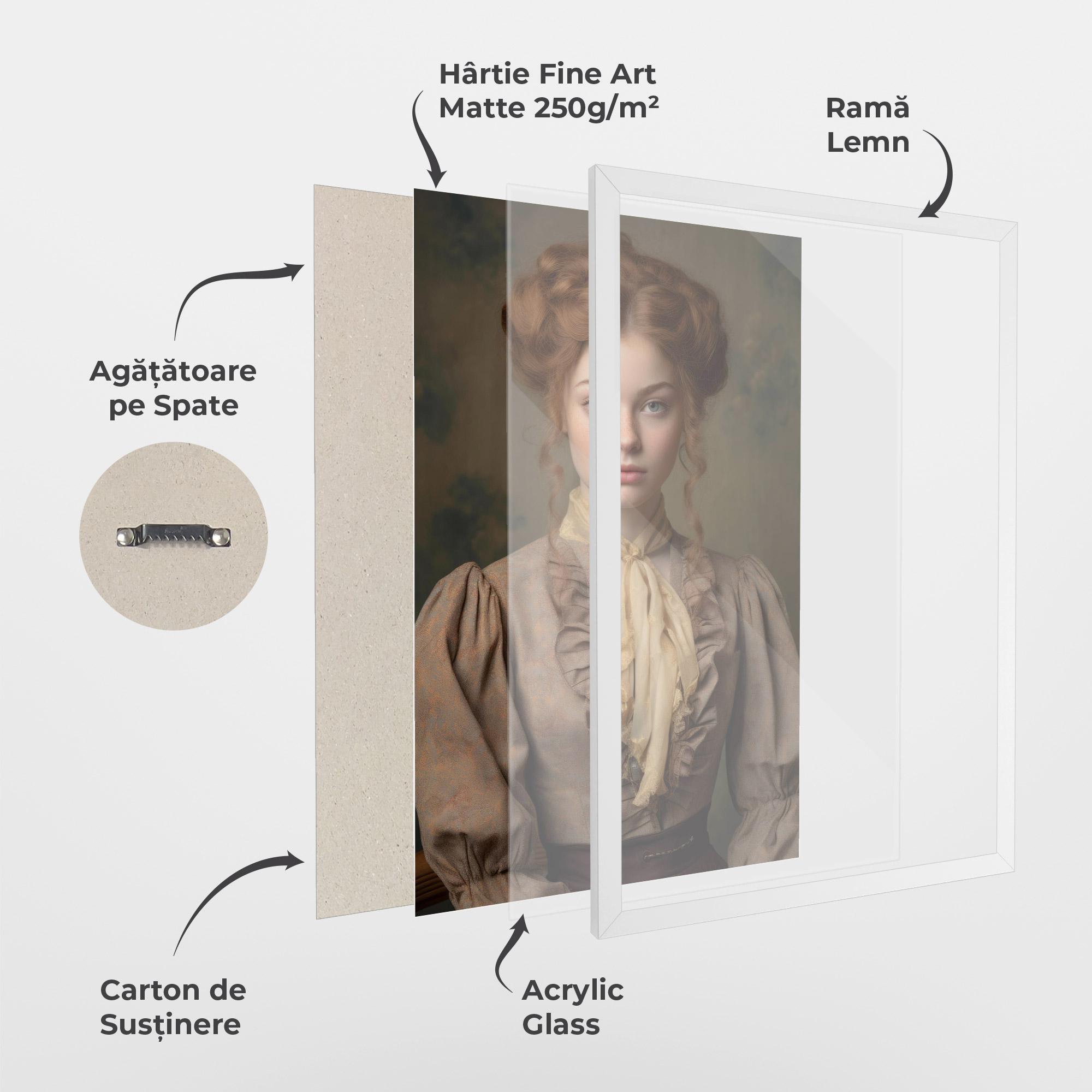 Poster Înrămat Yellow Bow Tie mockup 1