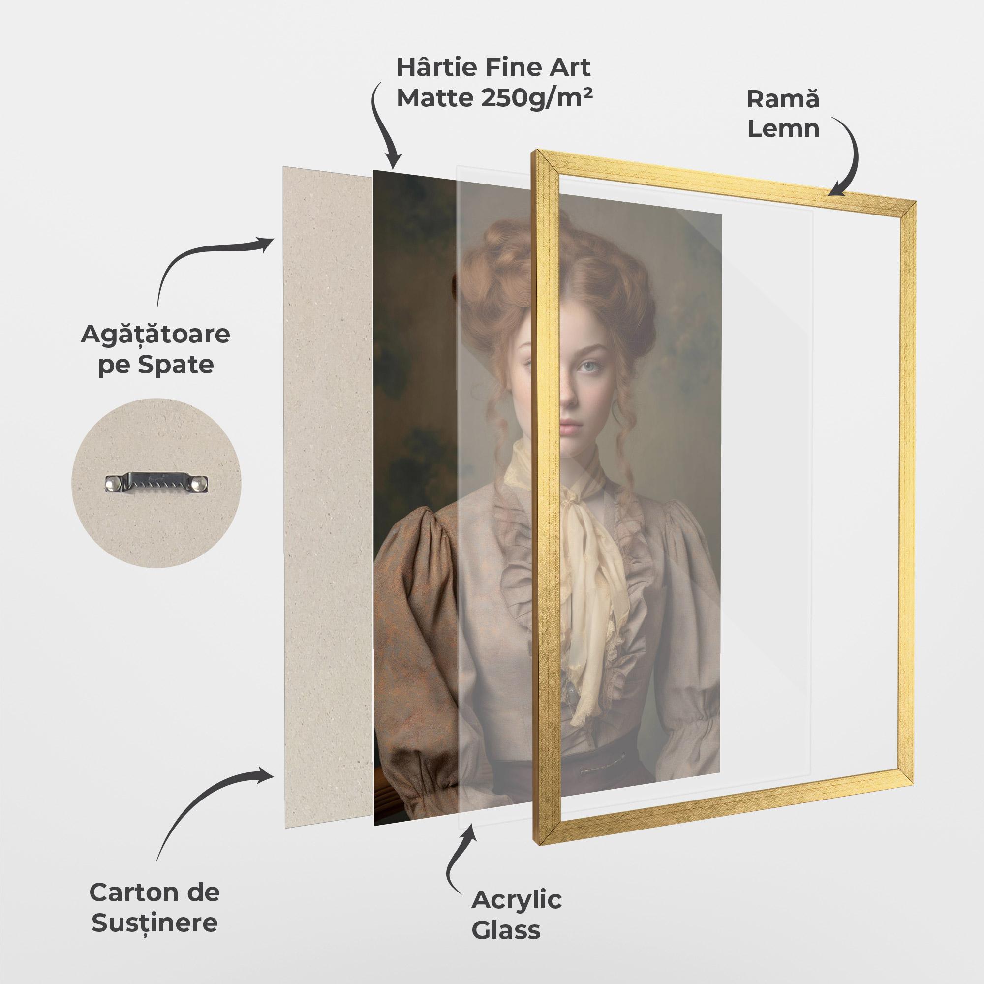 Poster Înrămat Yellow Bow Tie mockup 1