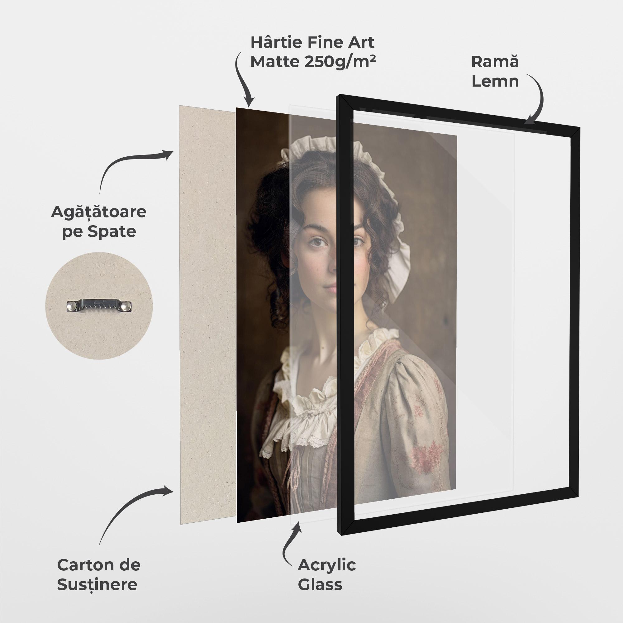 Poster Înrămat Light Green Dress mockup 1