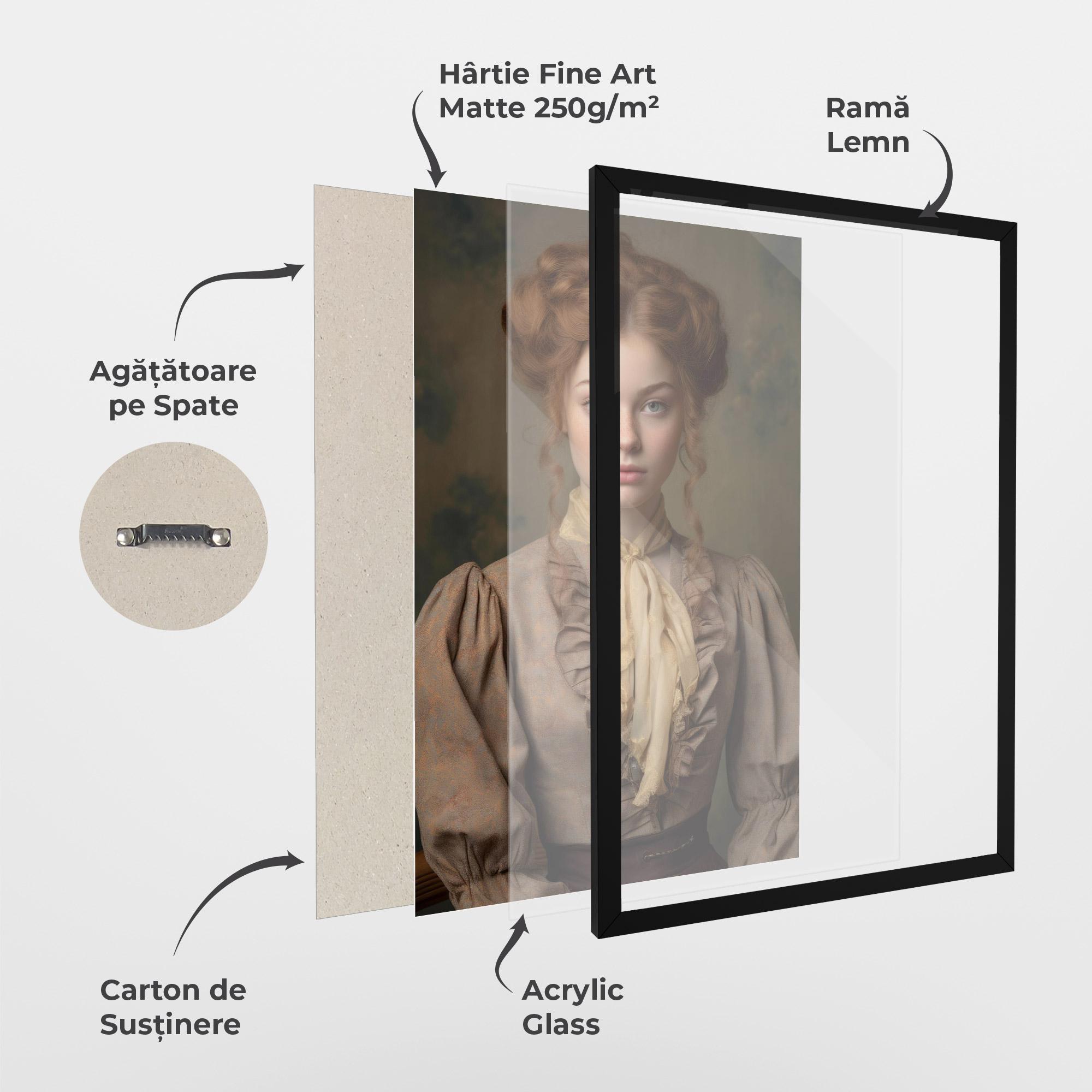 Poster Înrămat Yellow Bow Tie mockup 1