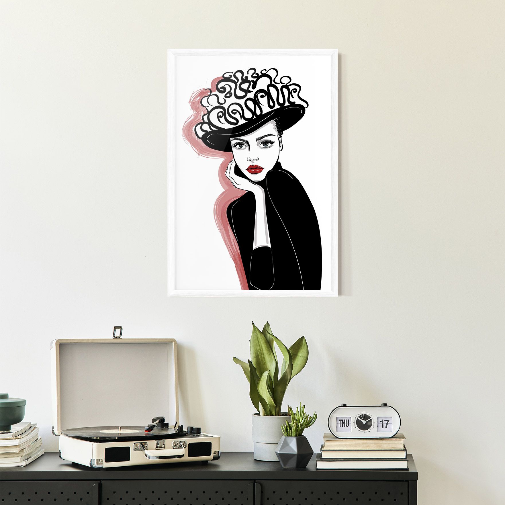 Vintage Drawing mockup 2