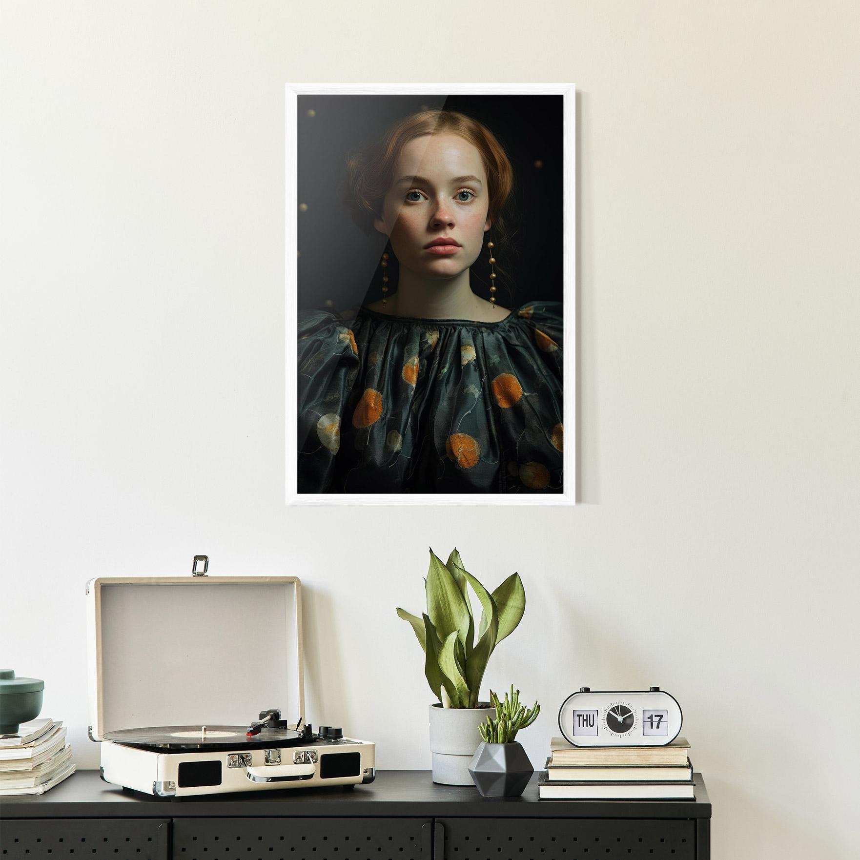 Poster Înrămat Vintage Red Hair mockup 2