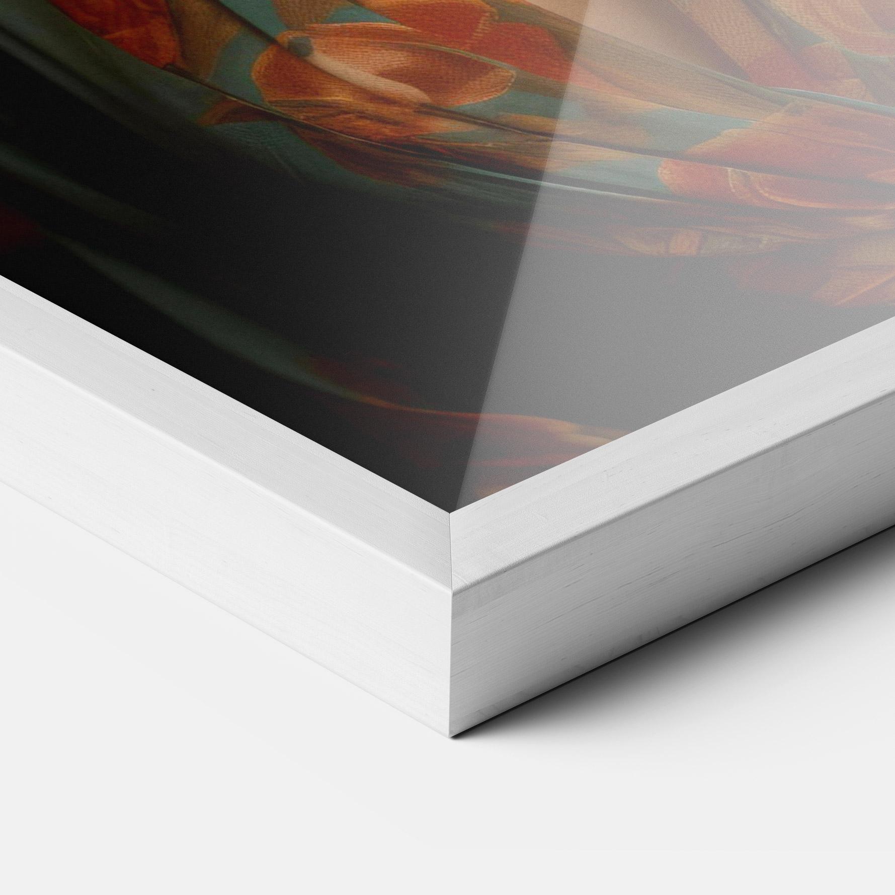 Poster Înrămat Green Orange Blouse mockup 3