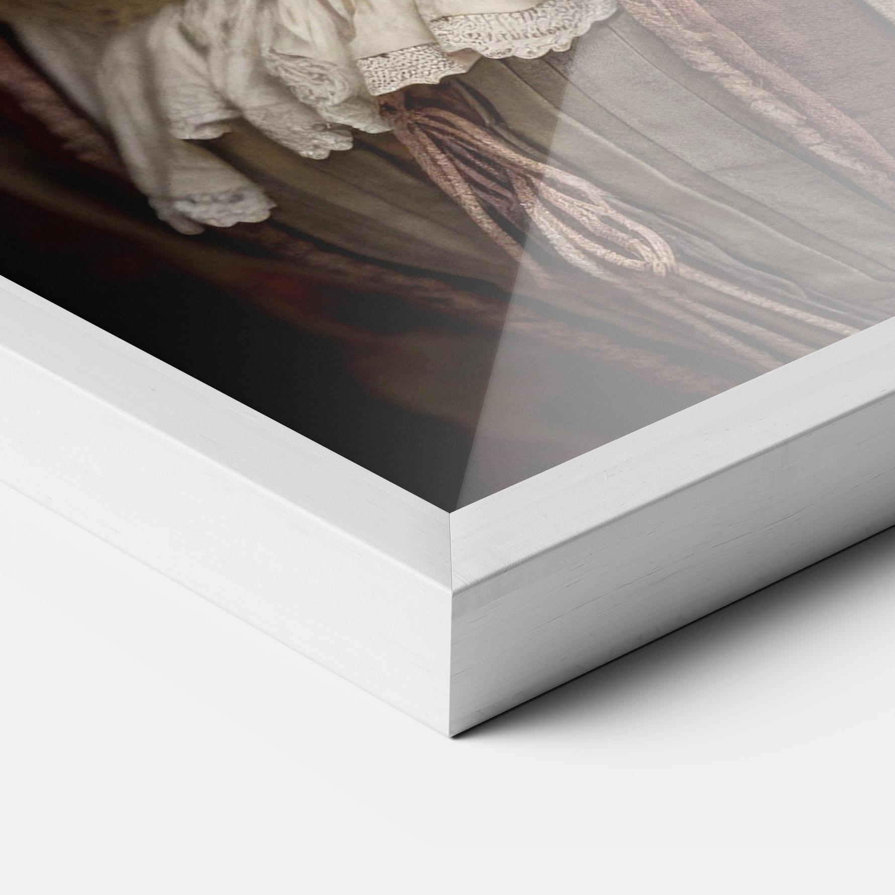 Poster Înrămat Light Green Dress mockup 3