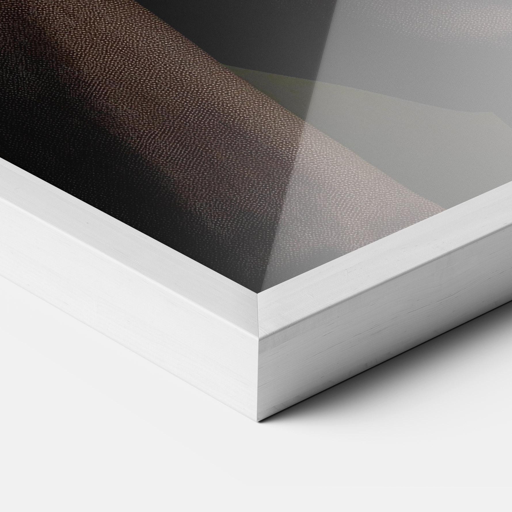 Poster Înrămat Red Orange Hat mockup 3