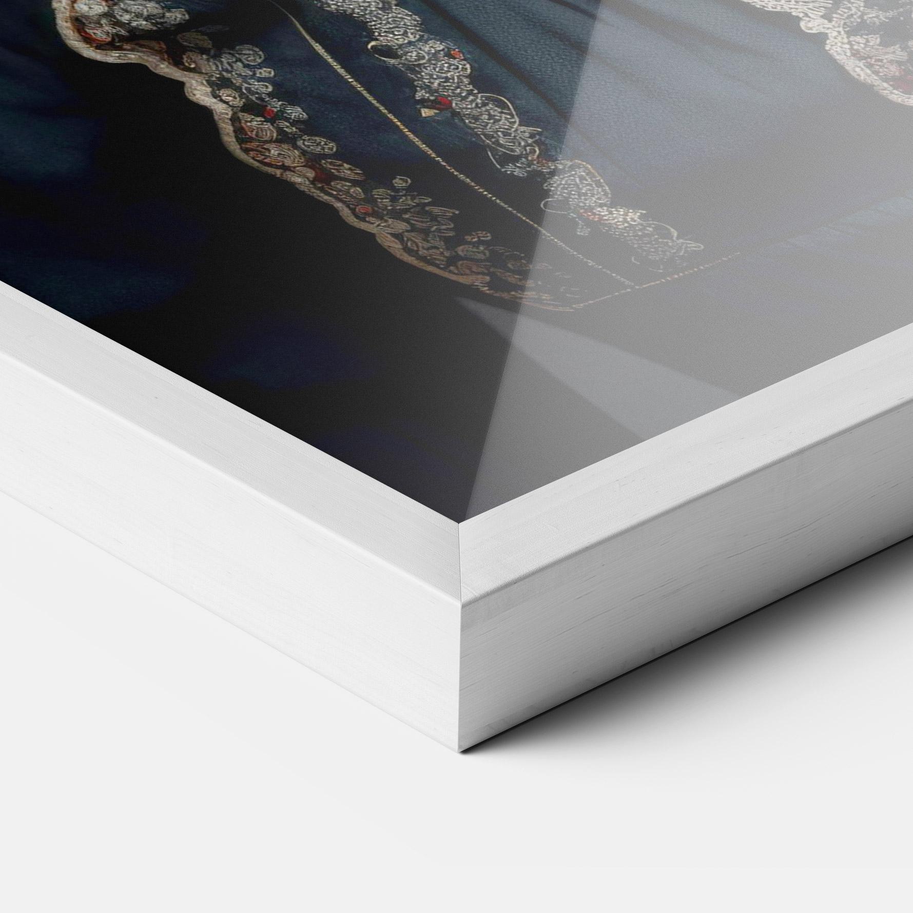 Poster Înrămat Vintage Blue Eyes mockup 3