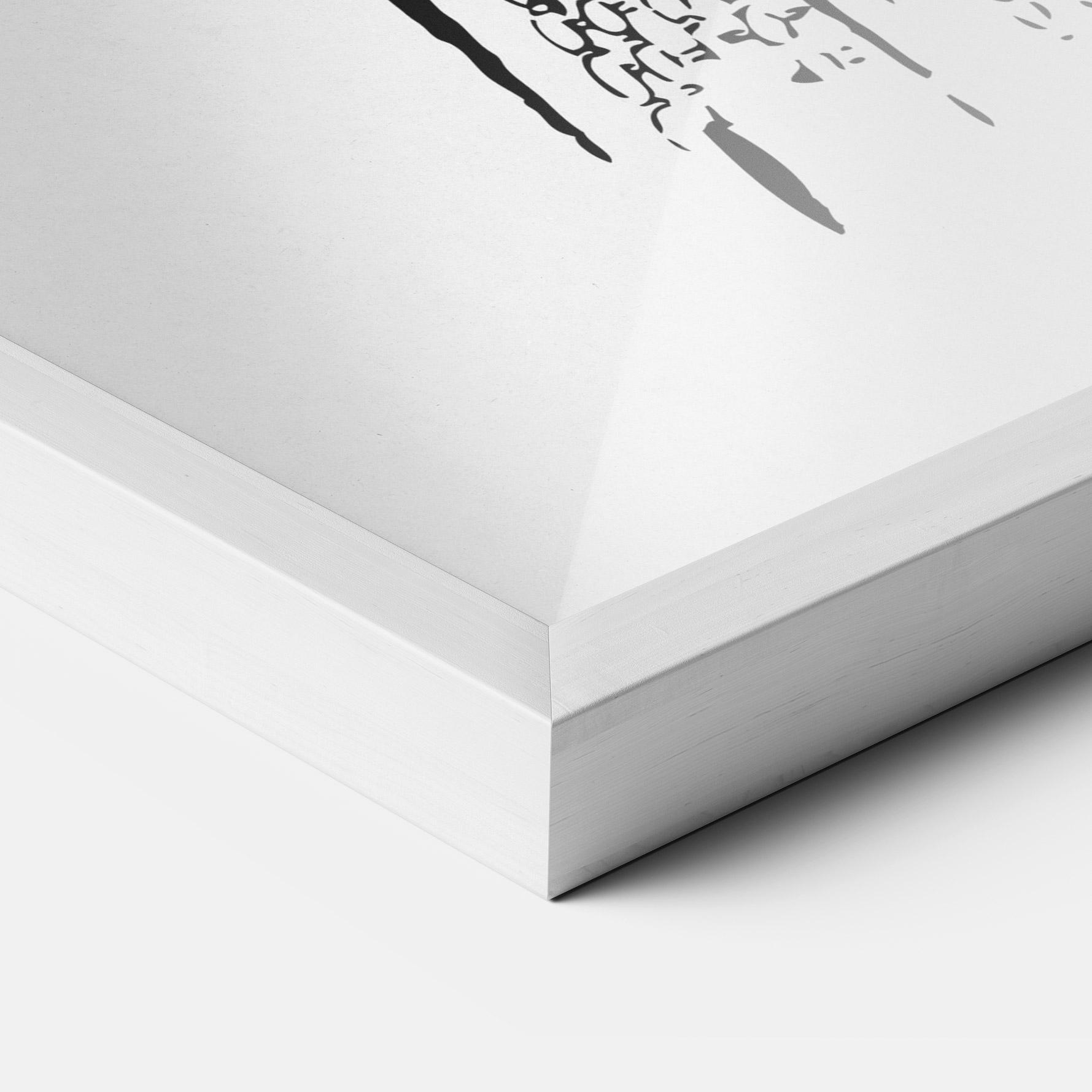 Poster Înrămat Vintage Woman Line mockup 3