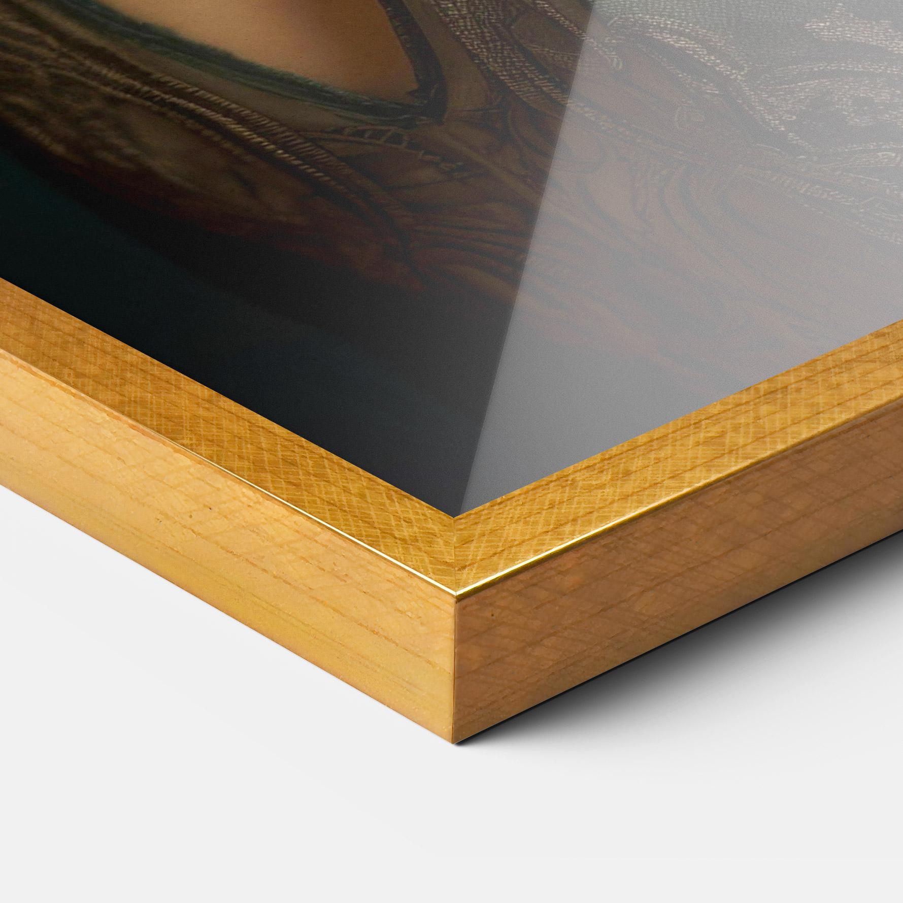 Poster Înrămat Green Vintage Blouse mockup 3