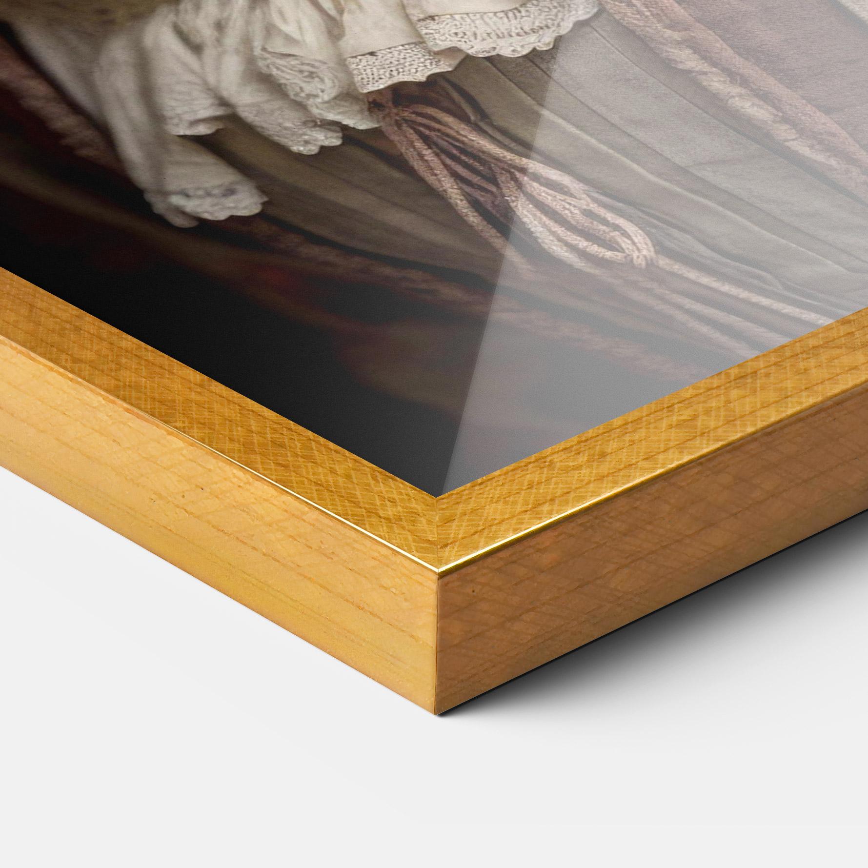 Poster Înrămat Light Green Dress mockup 3