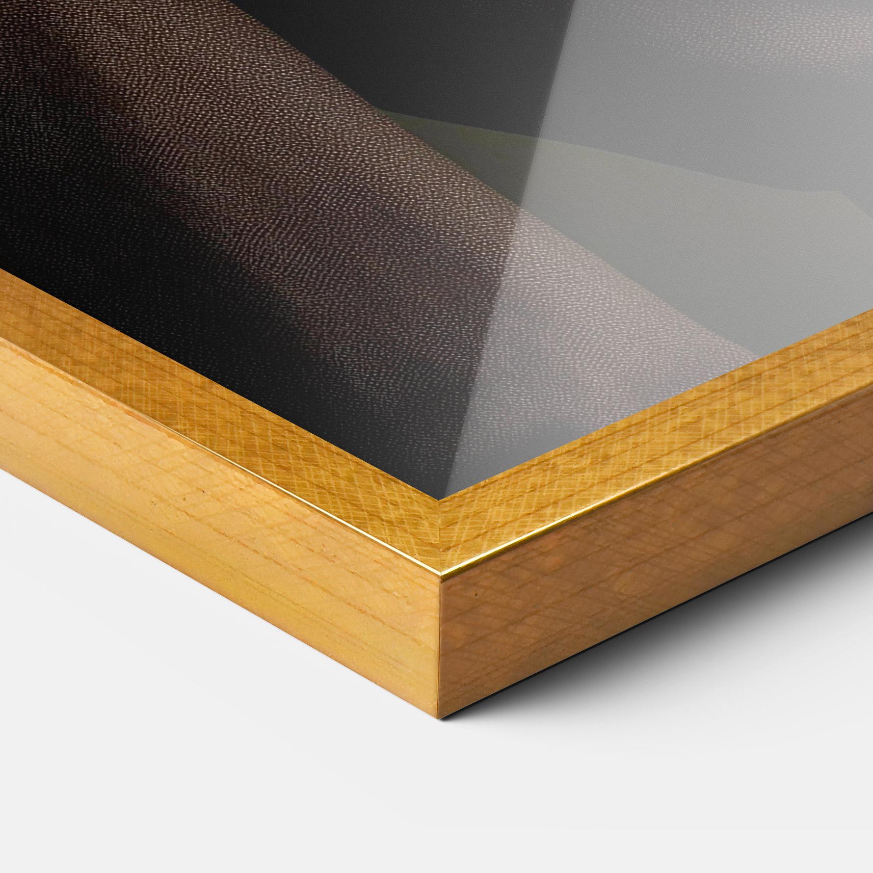 Poster Înrămat Red Orange Hat mockup 3