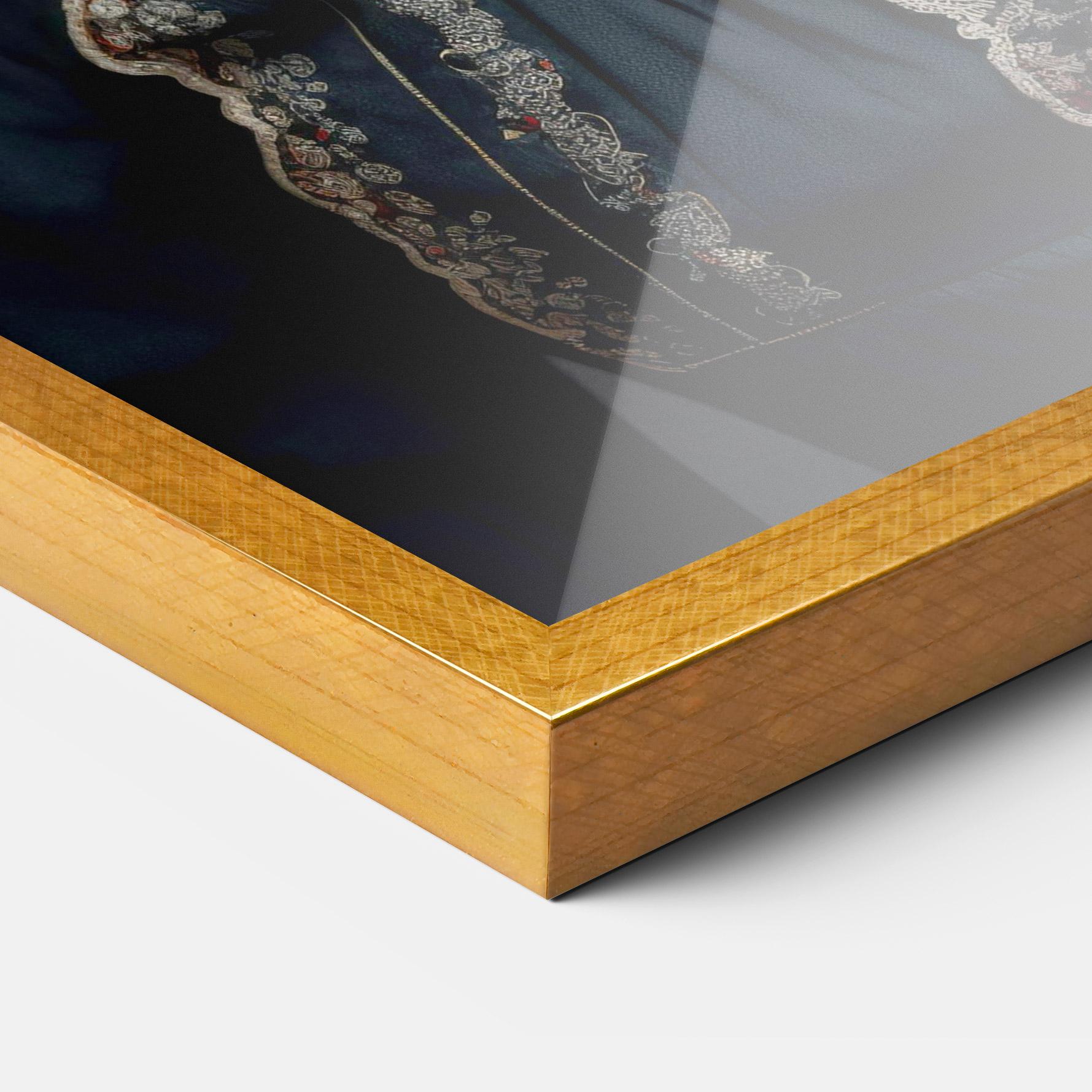 Poster Înrămat Vintage Blue Eyes mockup 3