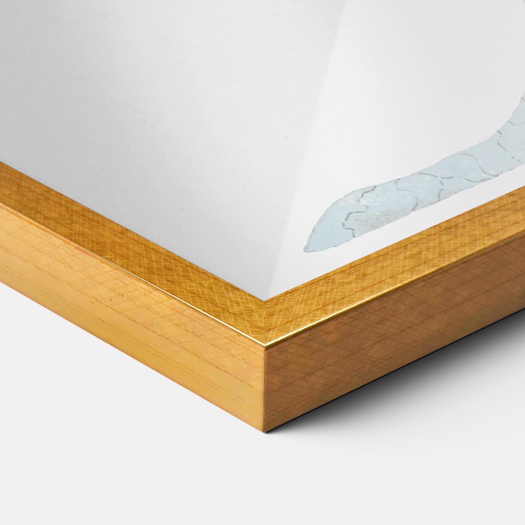 Poster Înrămat Vintage Old Drawing mockup 3