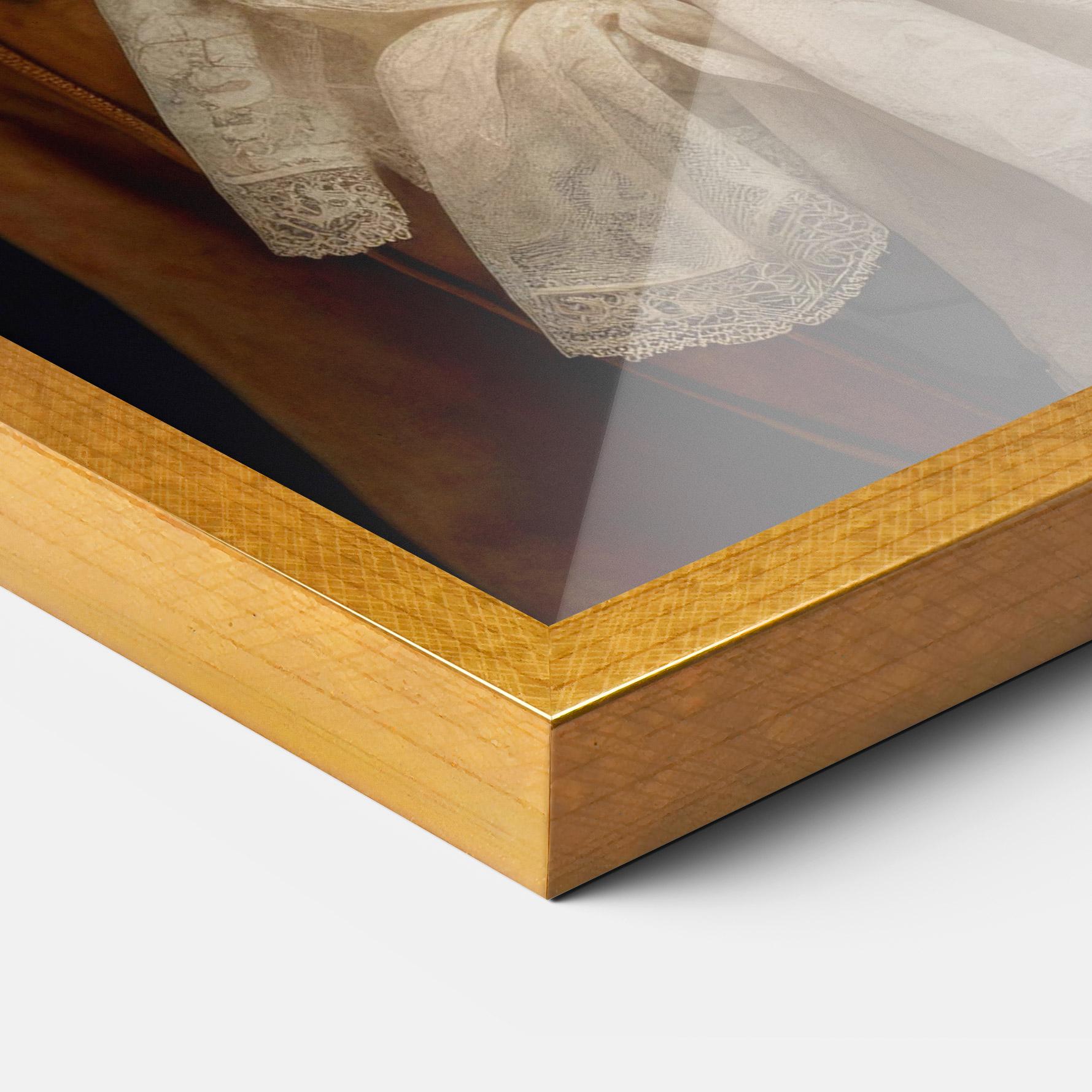 Poster Înrămat Vintage Orange Outfit mockup 3