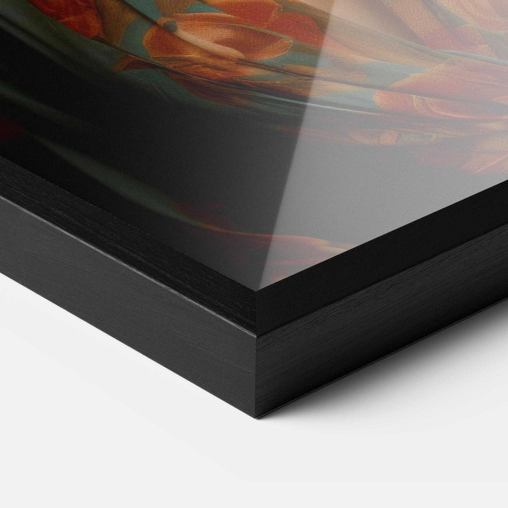 Poster Înrămat Green Orange Blouse mockup 3