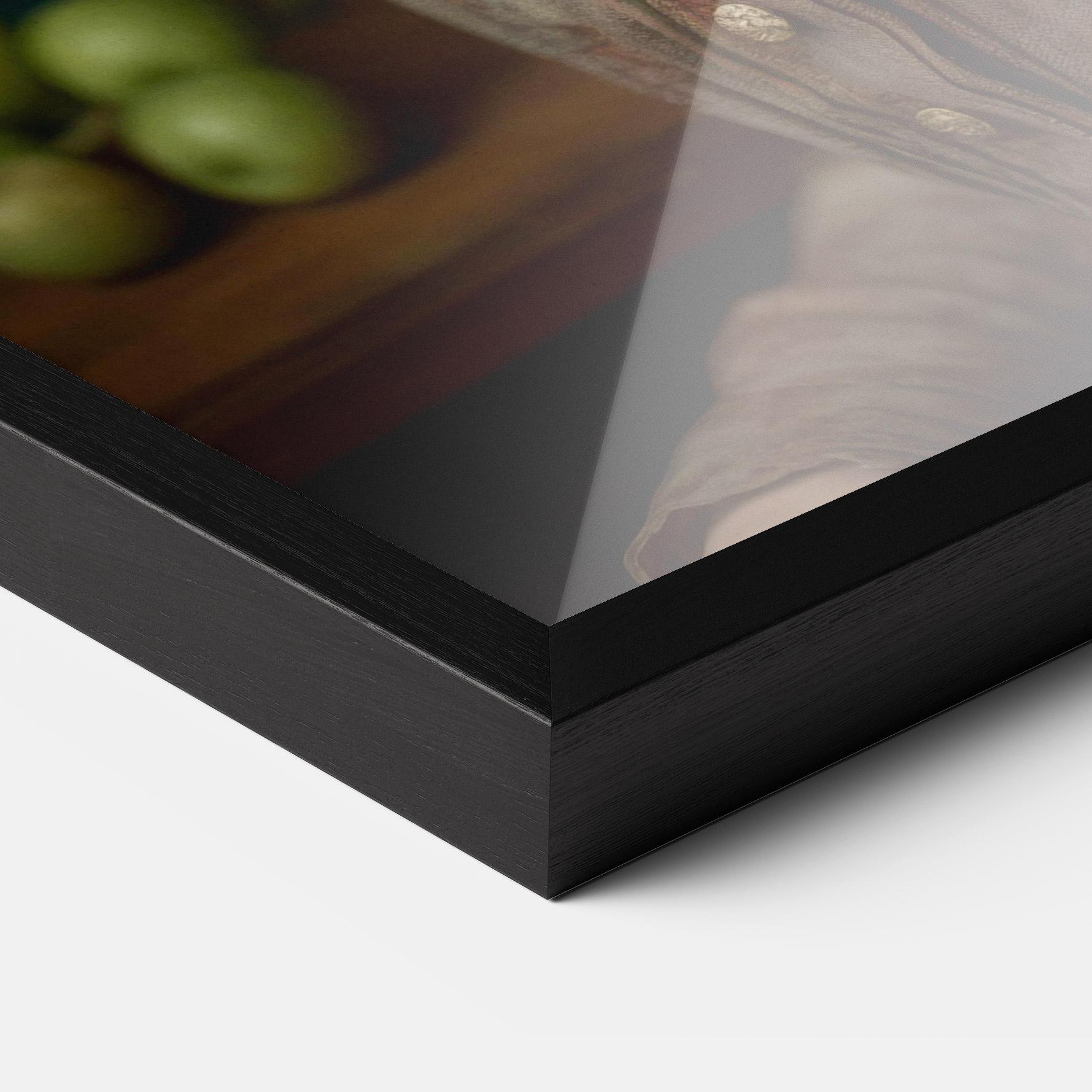 Poster Înrămat Green Vintage Apple mockup 3